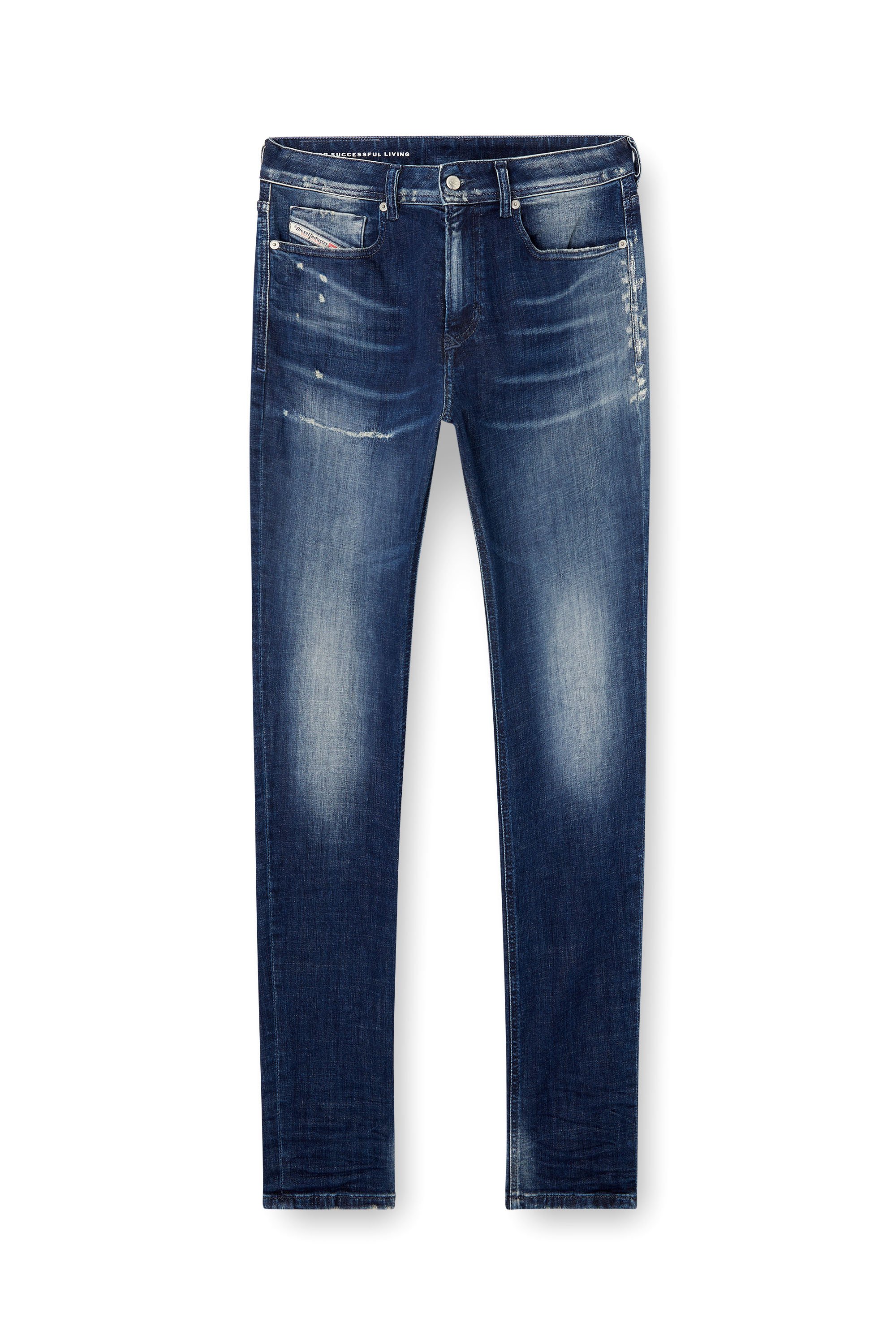 Diesel - Male's Skinny Jeans 1979 Sleenker 09L97, ダークブルー - 3