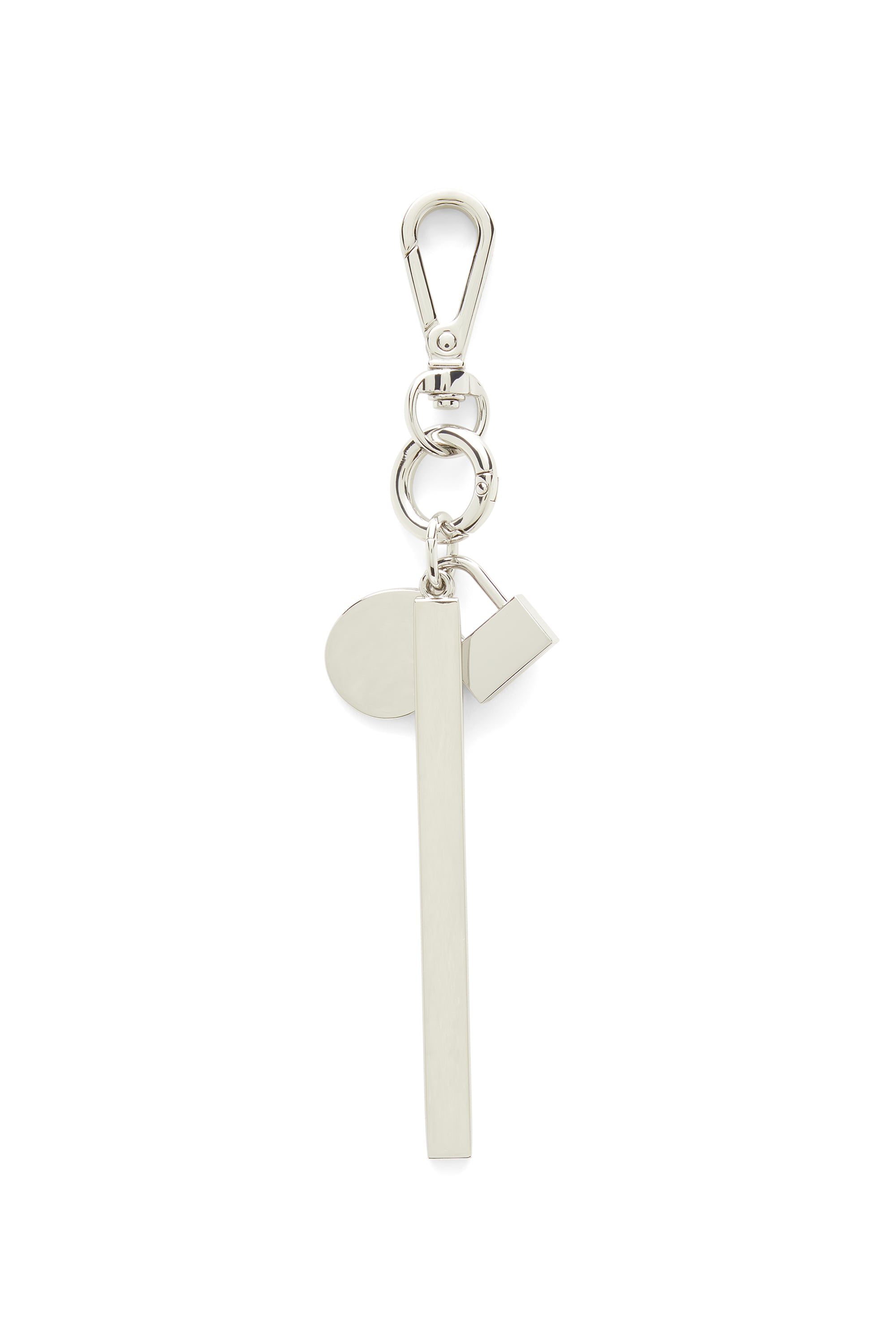 Diesel - TINDER CHARM, Unisex's Degrad&eacute; metal keyring in シルバー/ピンク / ホワイト - 2