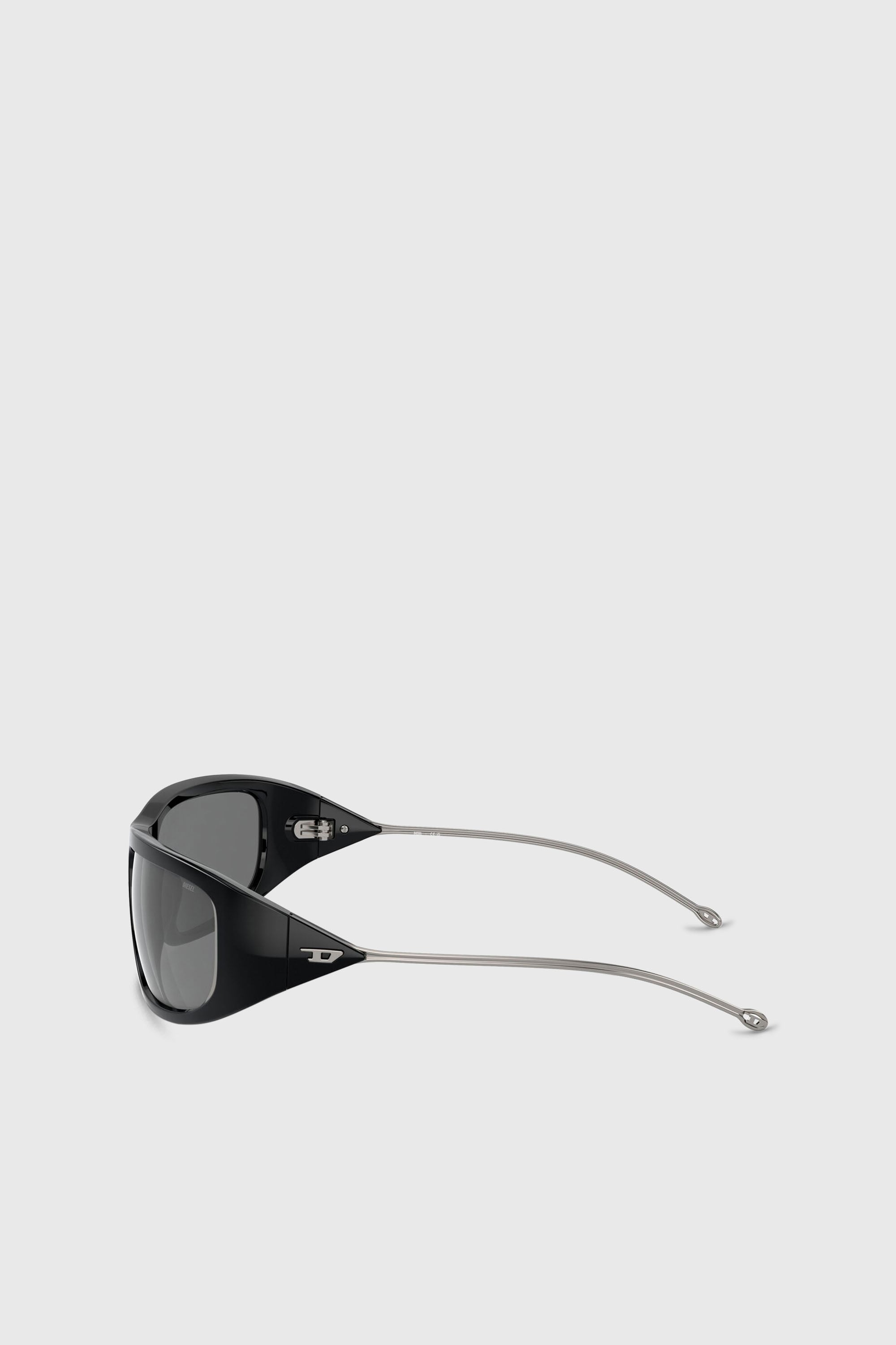 Diesel - 0DL3001 SIZE 61, Unisex's サングラス in ブラック/フラッシュミラー - 2