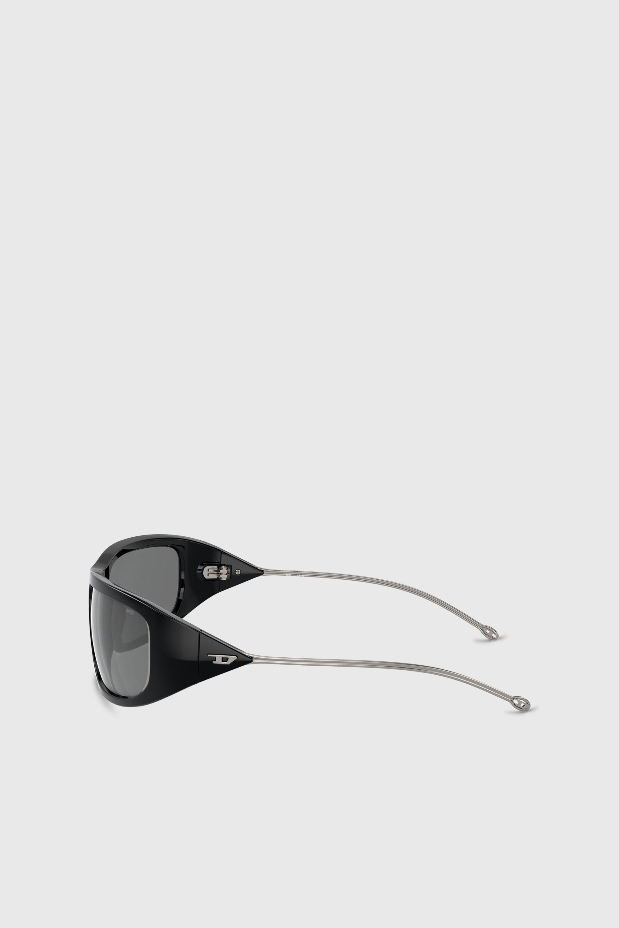 Diesel - 0DL3001 SIZE 61, Unisex's サングラス in ブラック/フラッシュミラー - 2