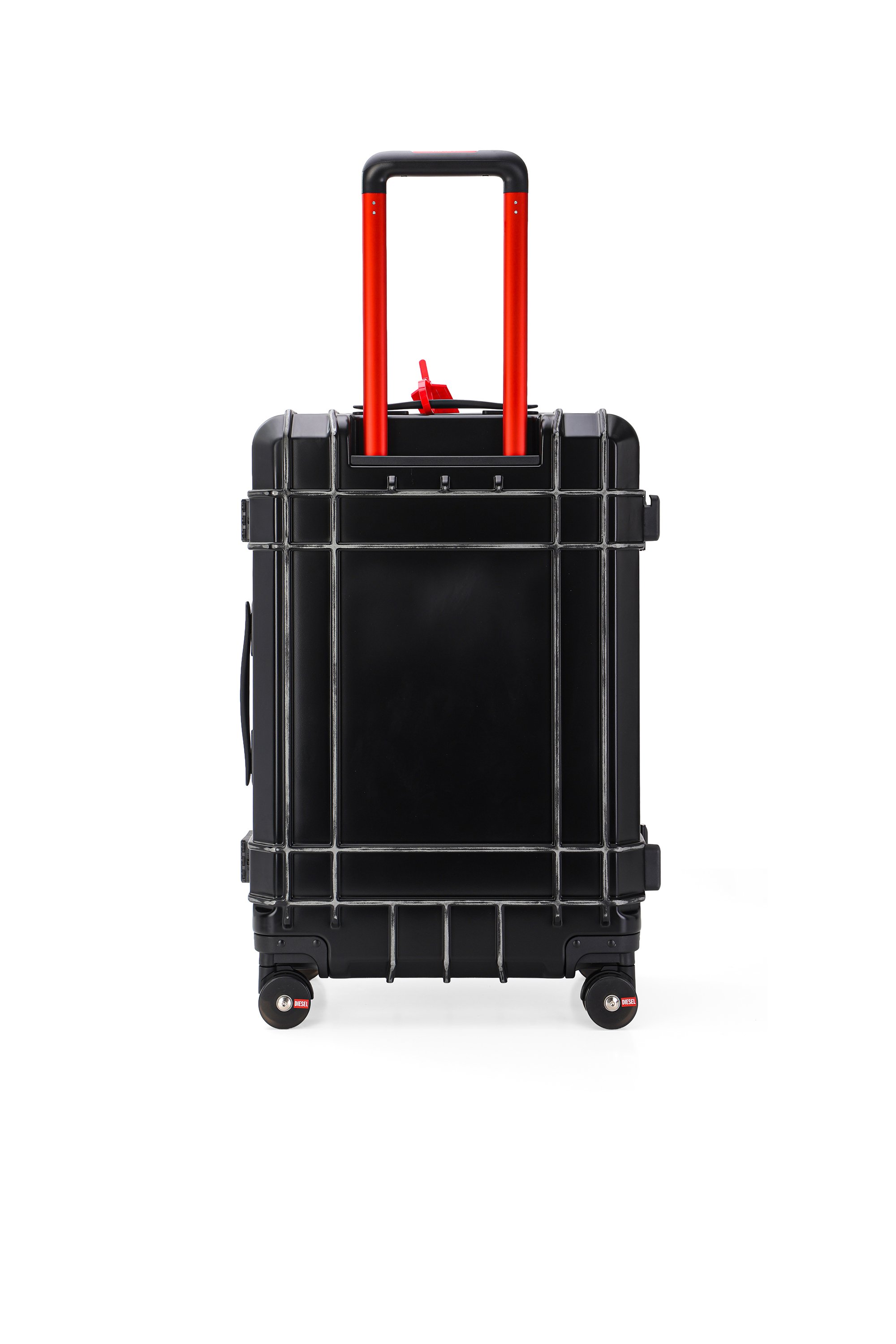 Diesel - DIESEL PC STRONG IMAGE TROLLEY- DSL003, Unisex's Rugged carry‑on suitcase 24" in ブラック - 2