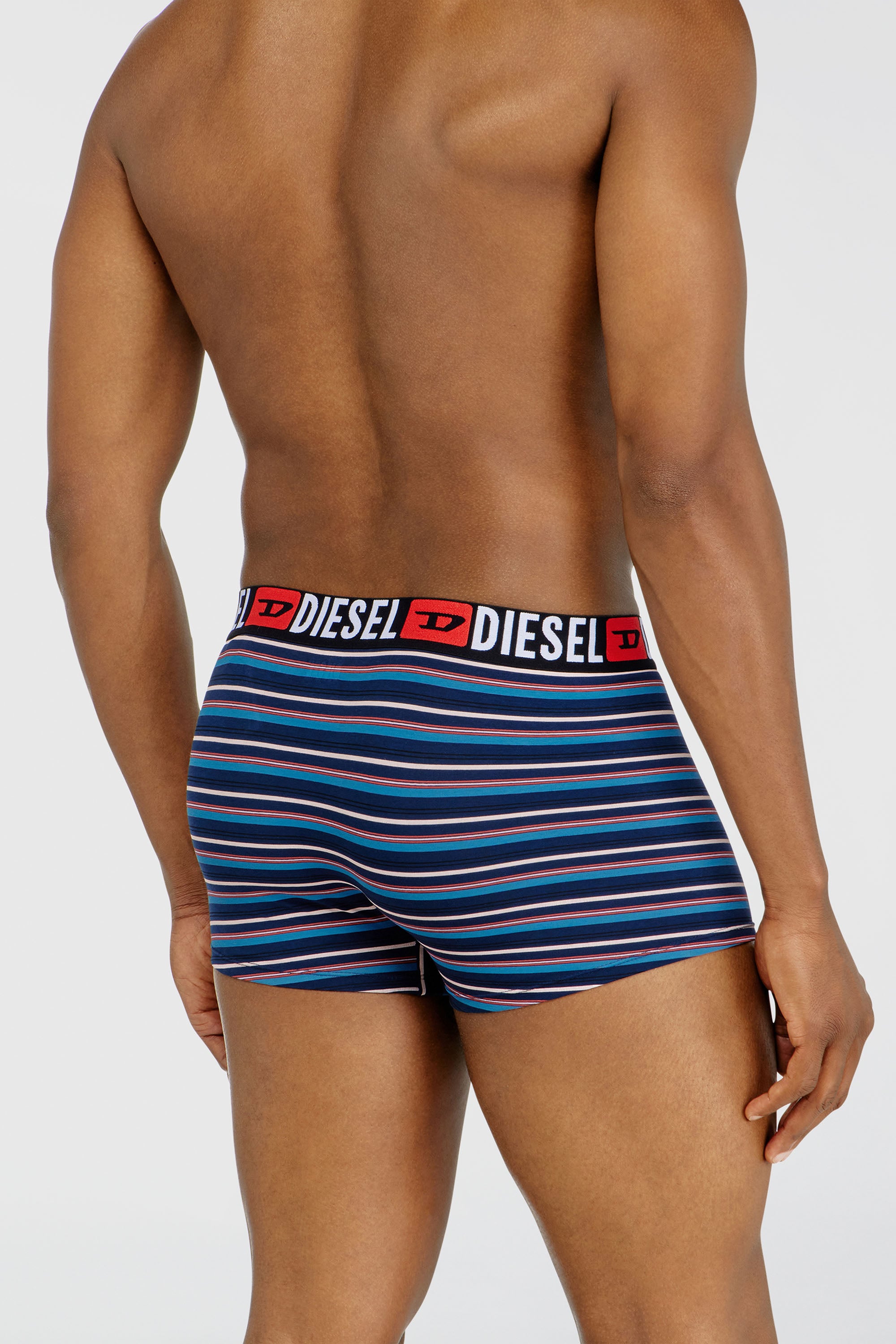 Diesel - UMBX-DAMIENTHREEPACK, Male's ボクサーパンツ 3枚パック in ブルー/ブラック - 4