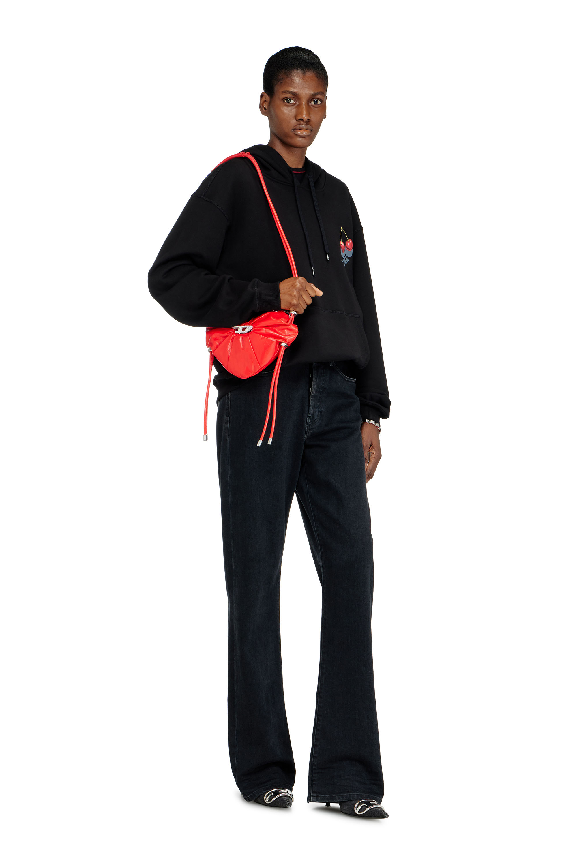 Diesel - SCRUNCH-D HEART, Female's ショルダーバッグ in レッド - 1