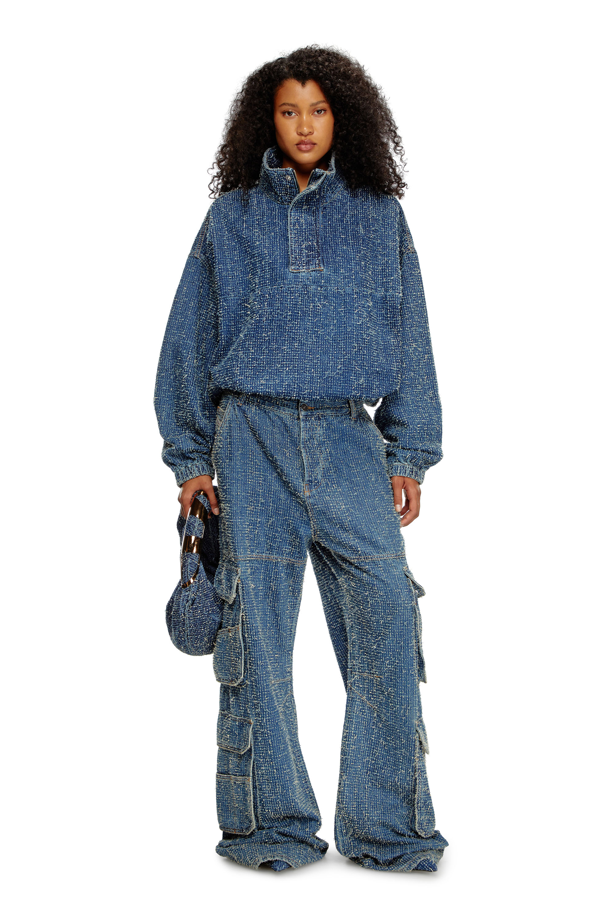 Diesel - Female's Relaxed Jeans 1996 D-Sire 0PGAH, ミディアムブルー - 2