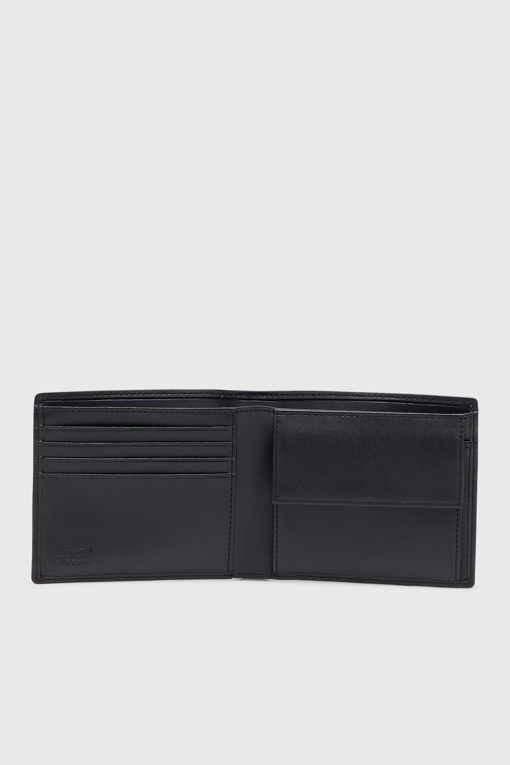 Diesel - BI FOLD COIN S, Male's 二つ折りウォレット in ブラック - 3