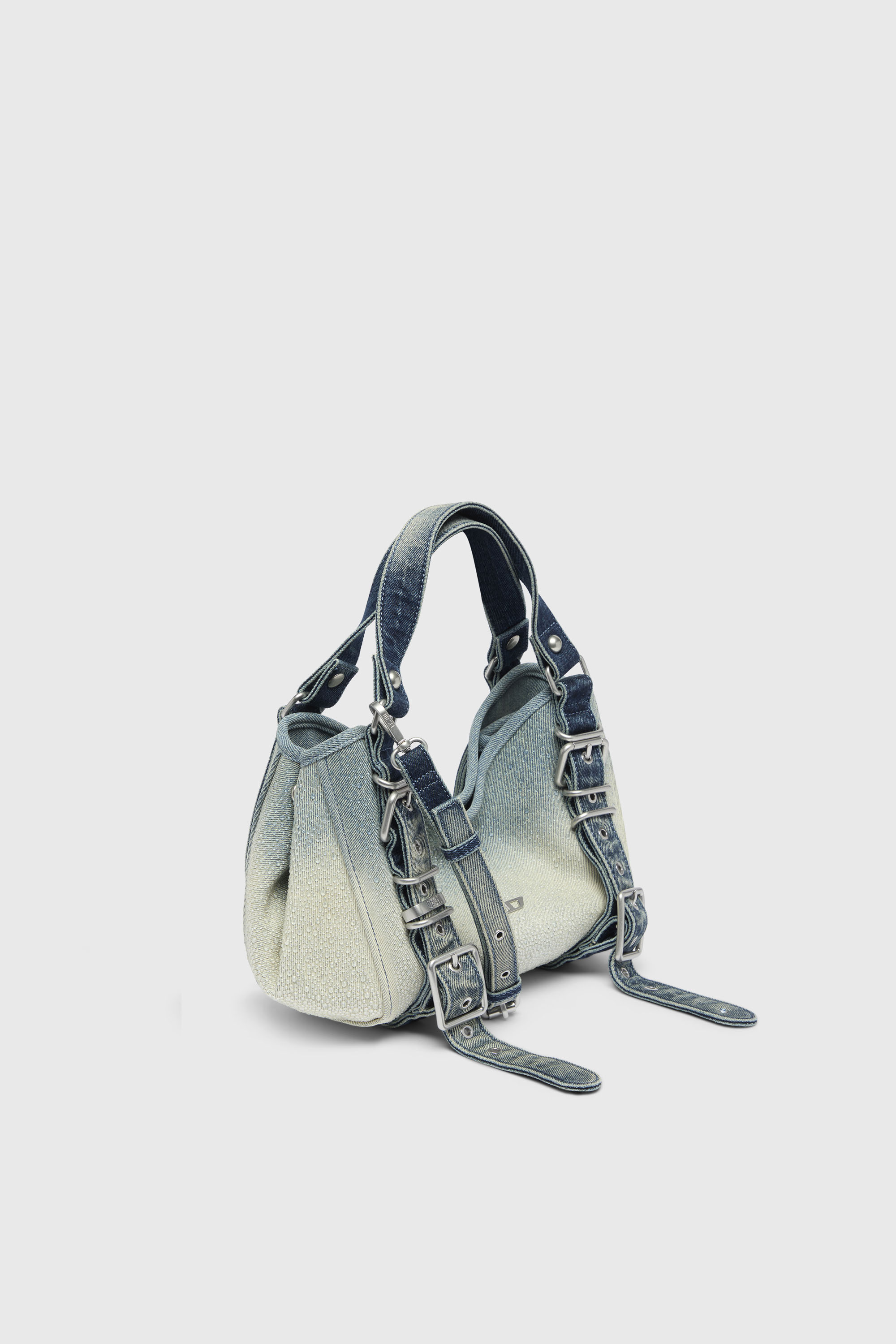 D-ONE TOPHANDLE S D-One-Small top-handle bag in crystal solarised