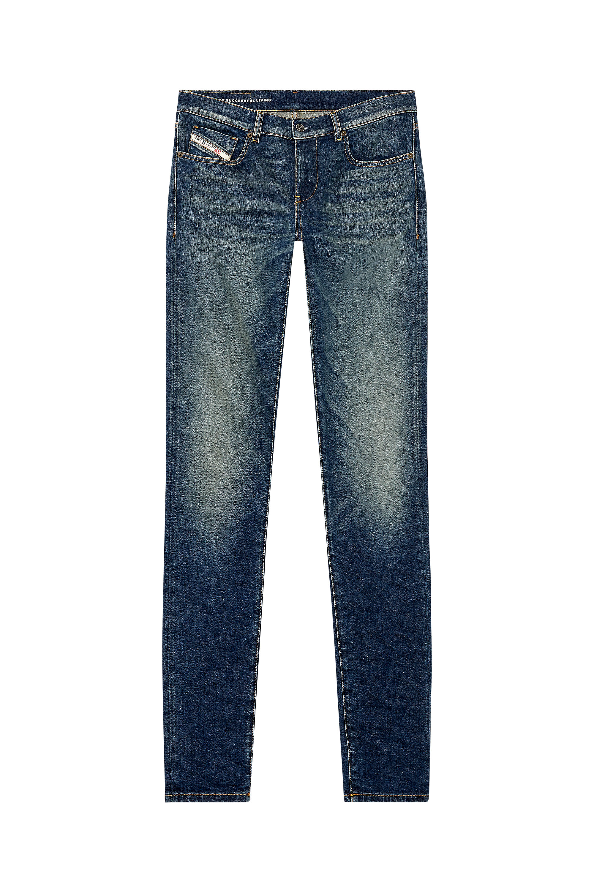 Diesel - Slim Jeans 2019 D-Strukt 09H49, ダークブルー - Image 5