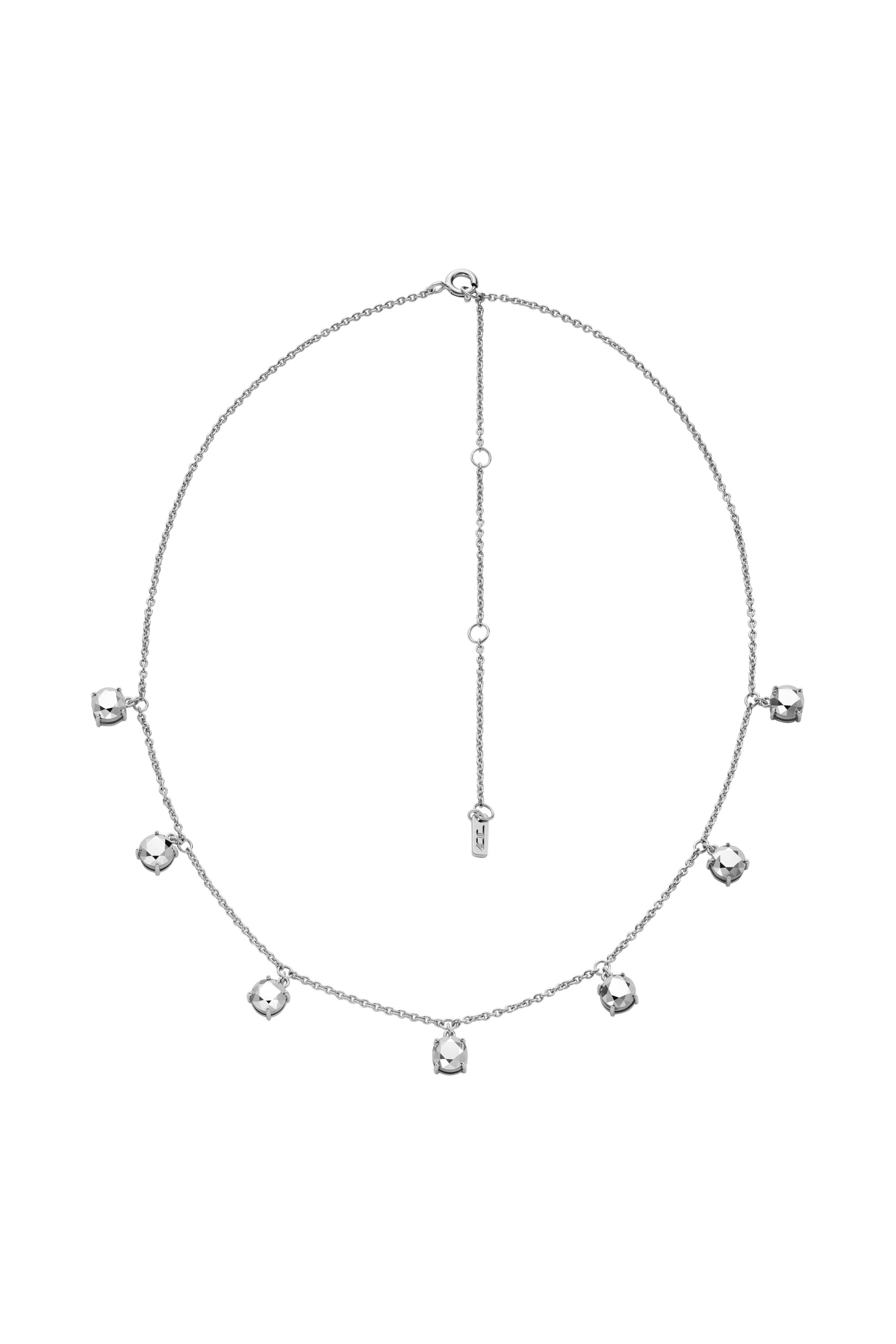 Diesel - DL1360040 STERLING SILVER JEWEL, Unisex's ネックレス in シルバー - 1