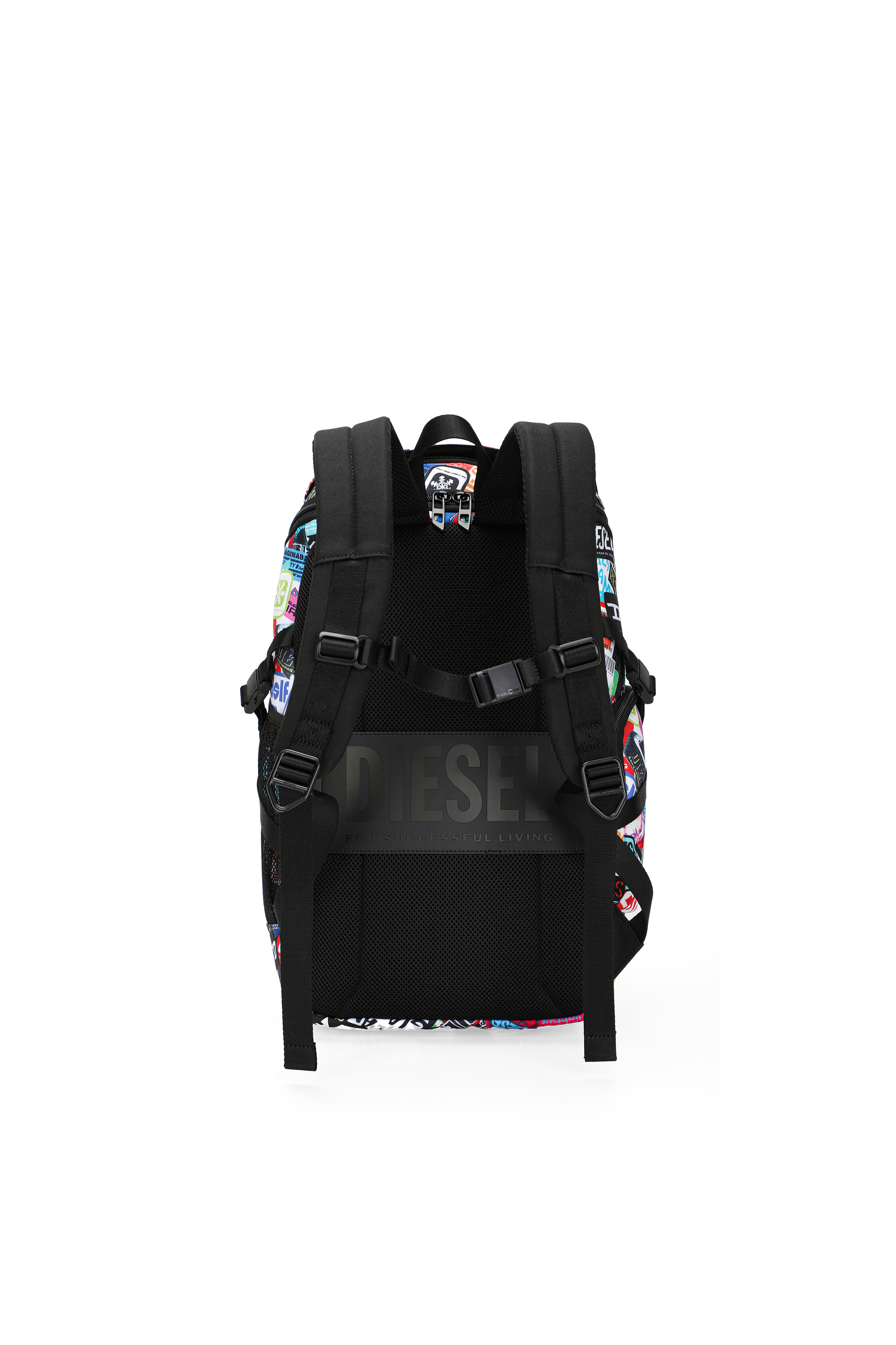 Diesel - DIESEL PC PRINTED BACKPACK-STICKERS- DSB, Unisex's Multifunctional backpack with stickers in マルチカラー - 2