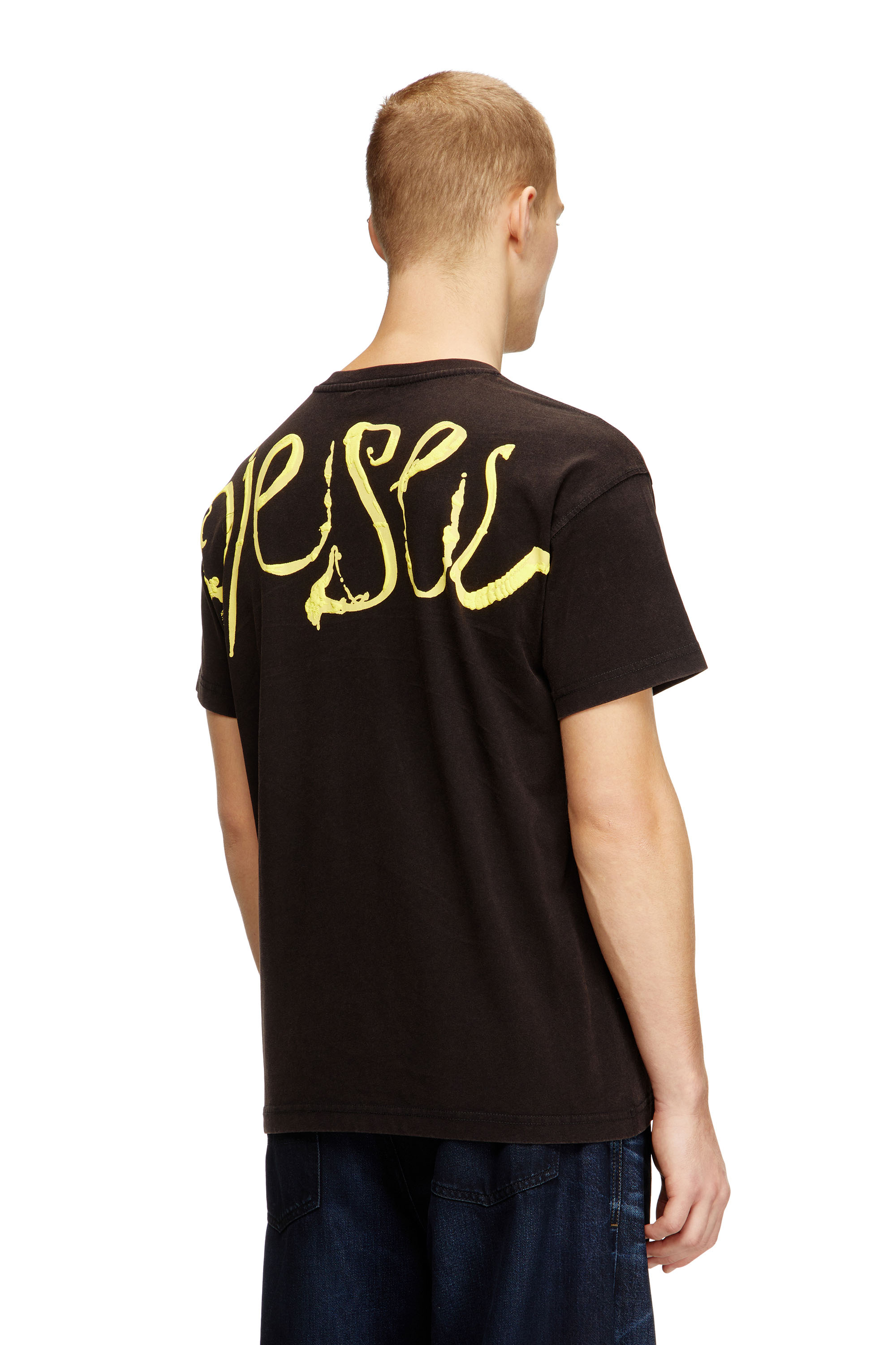 Diesel - T-NORM-V9, Male's Tシャツ in ブラック - 4