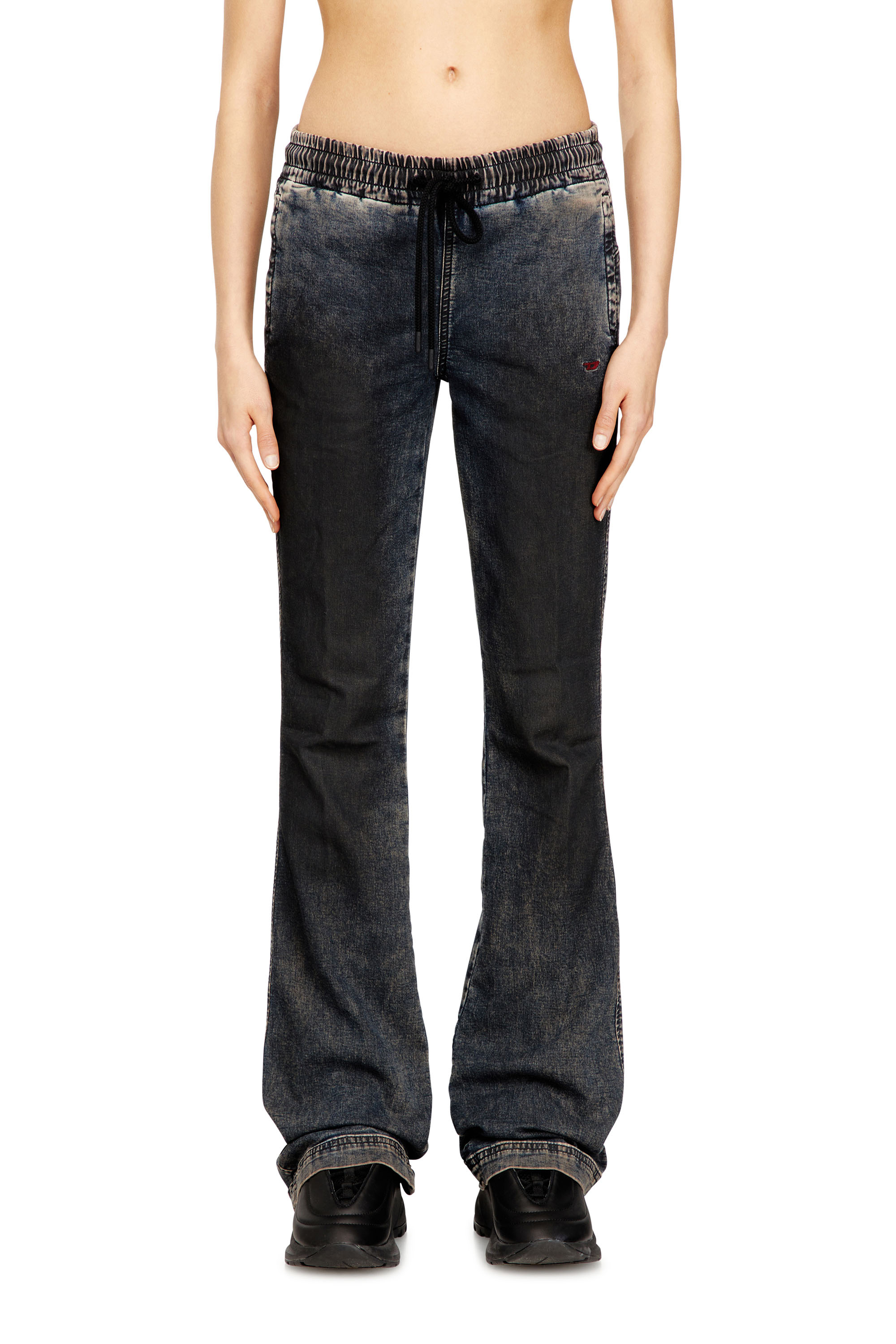 Diesel - Female's Bootcut 2069 D-Ebbey Joggjeans&reg; 09N64, ダークブルー - 3