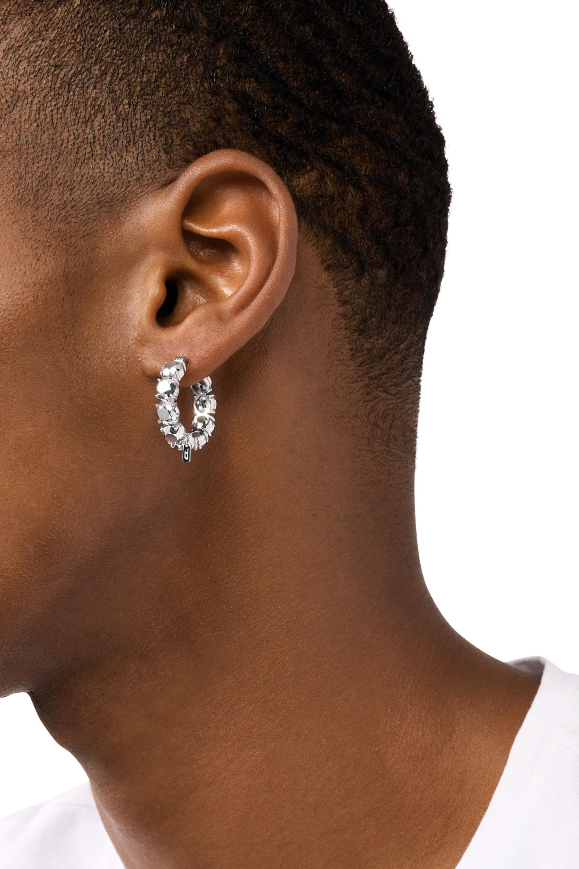 Diesel - DL1357040 STERLING SILVER JEWEL, Unisex's ピアス（片耳用） in シルバー - 3