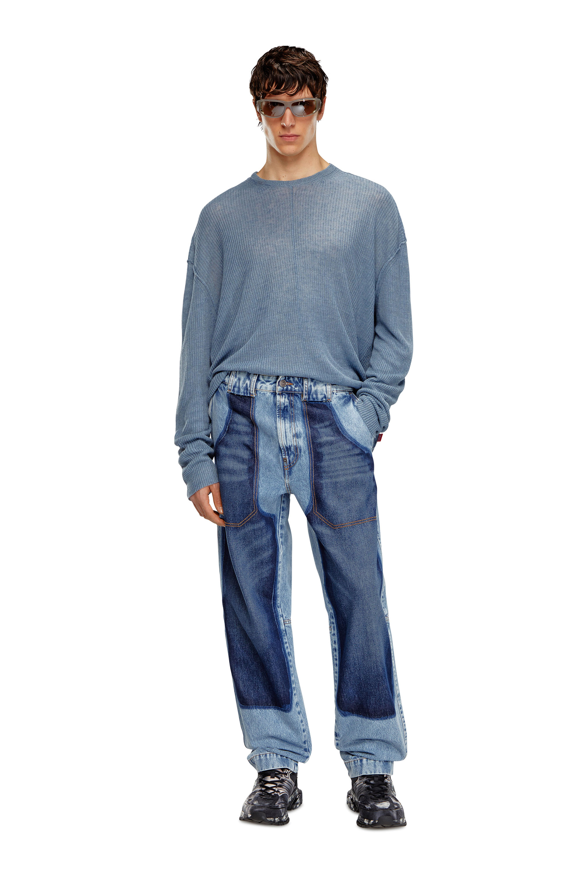 Diesel - Tapered Jeans D-P-5-D 0GHAW, ライトブルー - Image 1