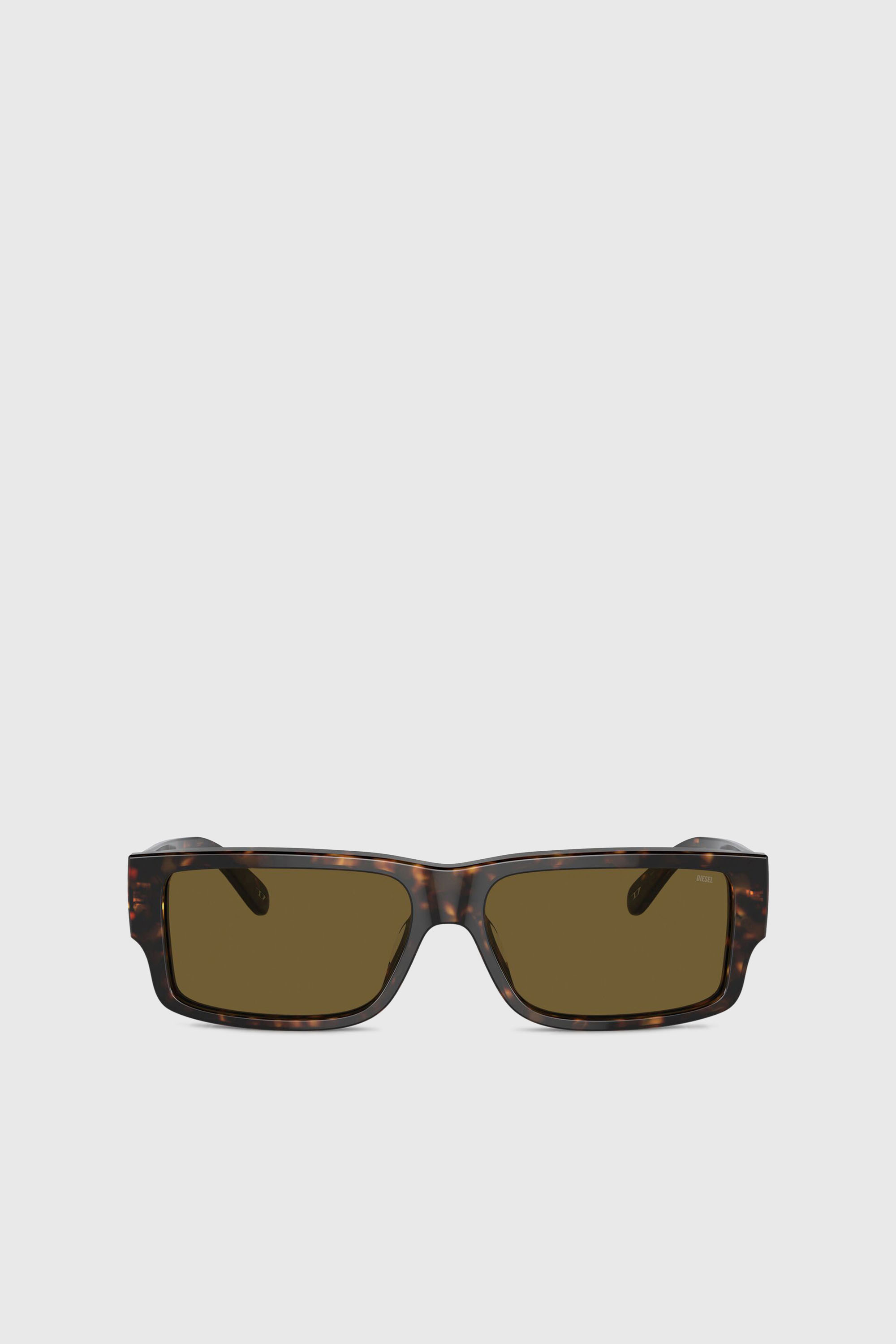 Diesel - 0DL2003 SIZE 57, Male's Rectangle sunglasses in Brown - 1