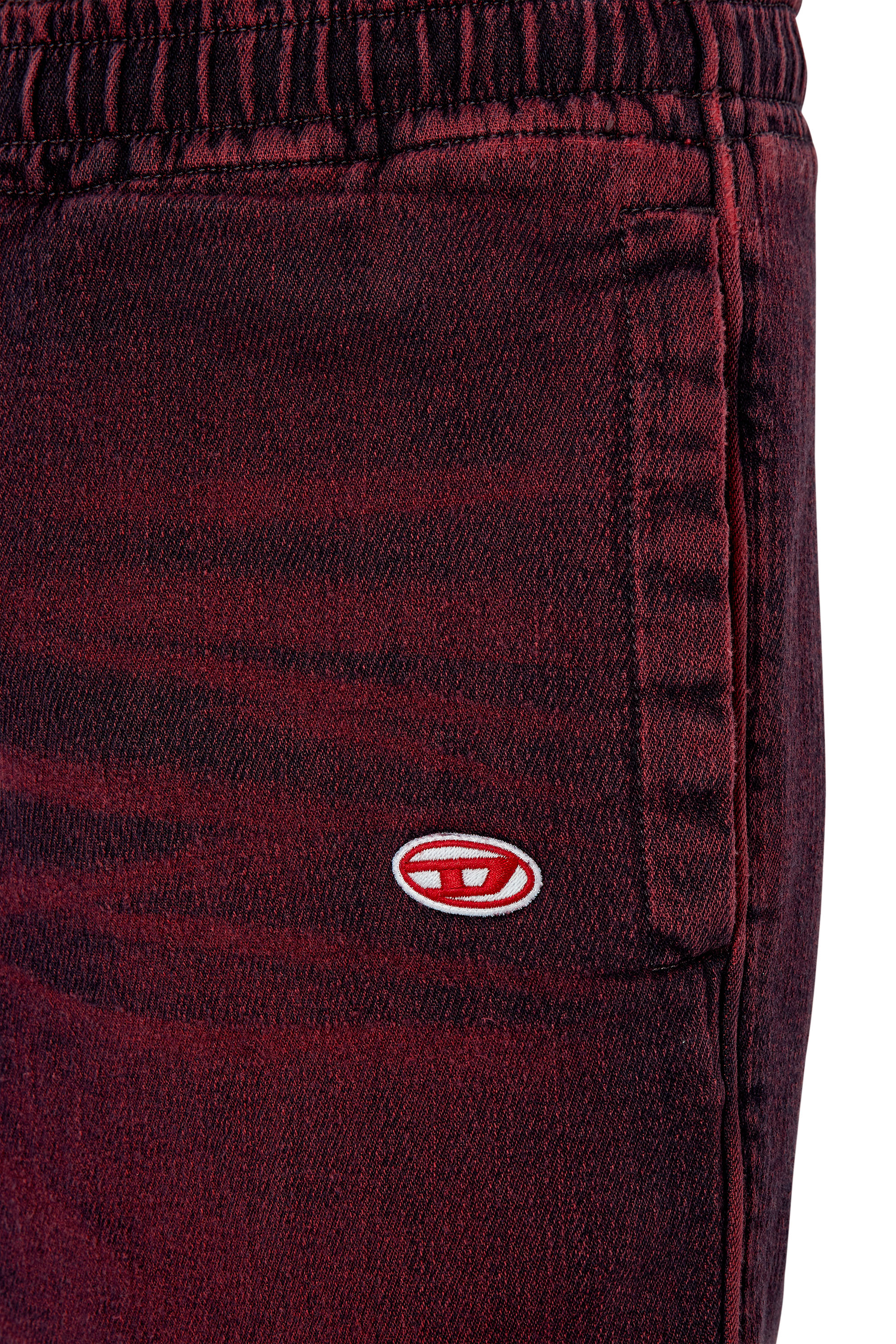 Diesel - Tapered D-Lab Track Denim 09G91, バーガンディー - Image 4