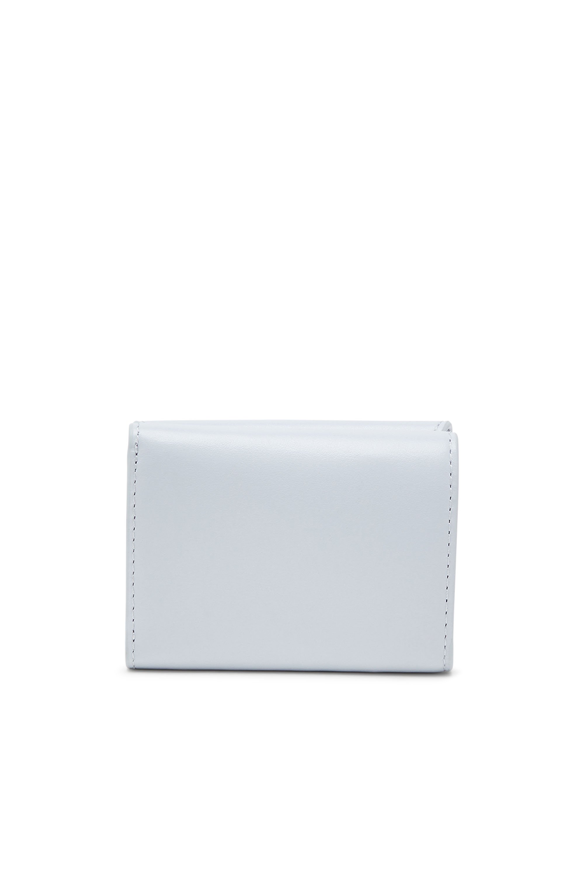 Diesel - 1DR TRI FOLD COIN XS II, Female's Tri-fold wallet in pastel leather in ライトブルー - 2