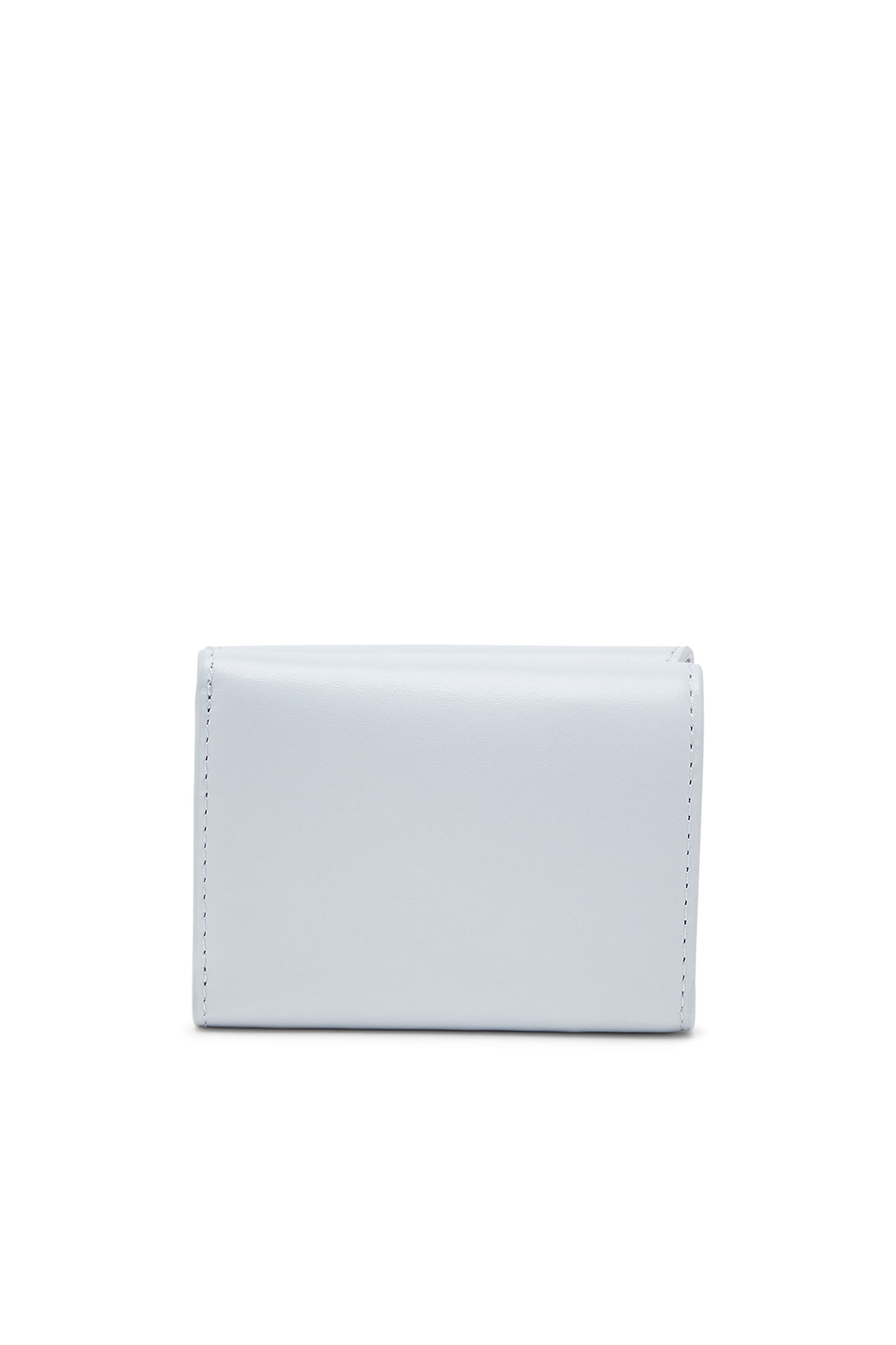 Diesel - 1DR TRI FOLD COIN XS II, Female's Tri-fold wallet in pastel leather in ライトブルー - 2
