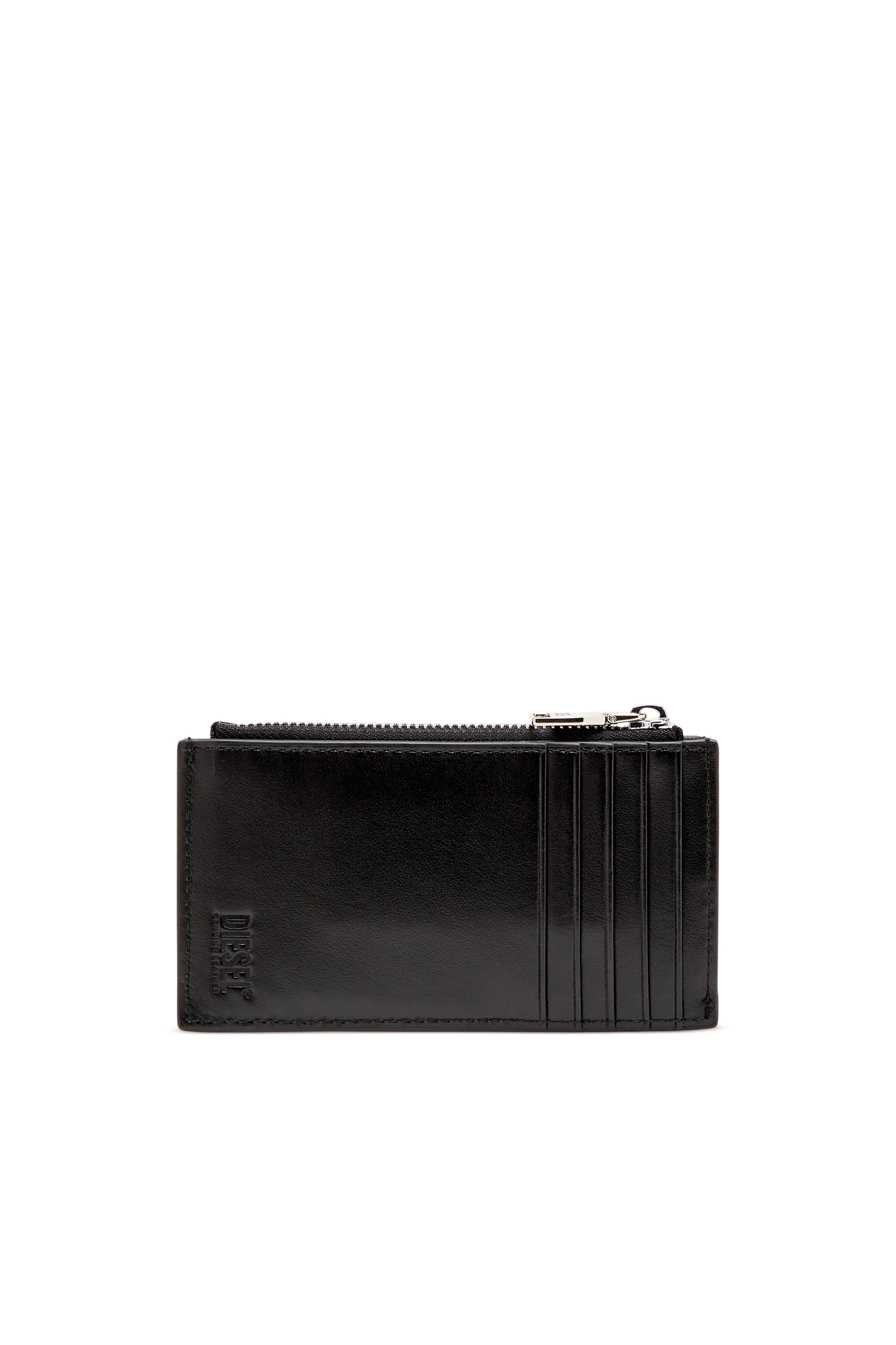 Diesel - 1DR CARD HOLDER III, Female's Flat card holder in nappa leather in ブラック - 2