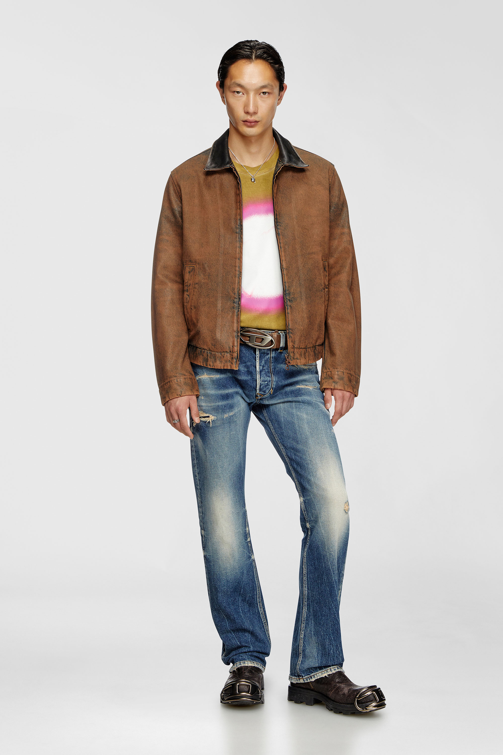 Diesel - Male's Regular Jeans 1985 Larkee 007Y6, ダークブルー - 2