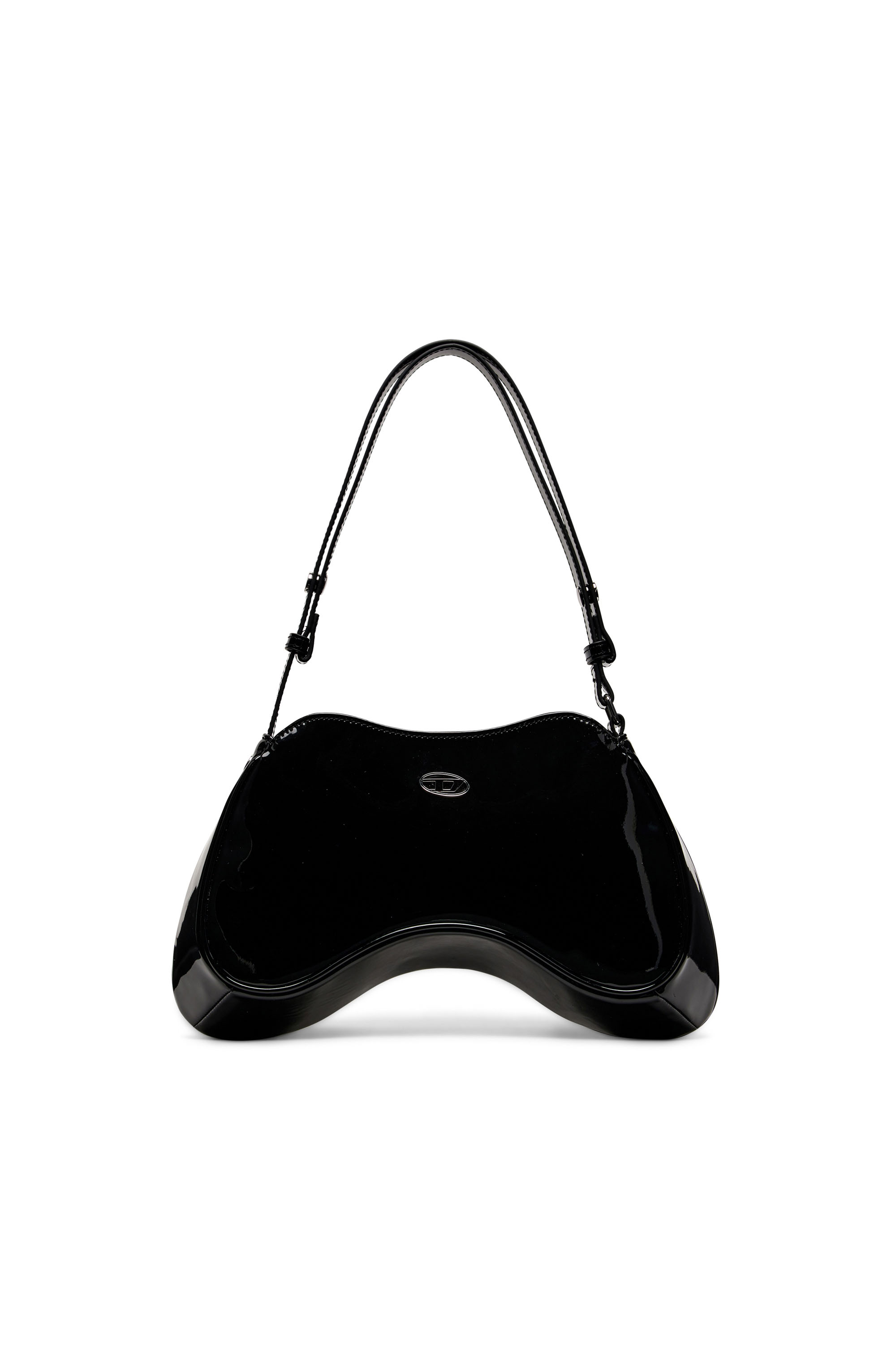 Diesel - PLAY SHOULDER, Female's Play-Glossy shoulder bag in ブラック - 2