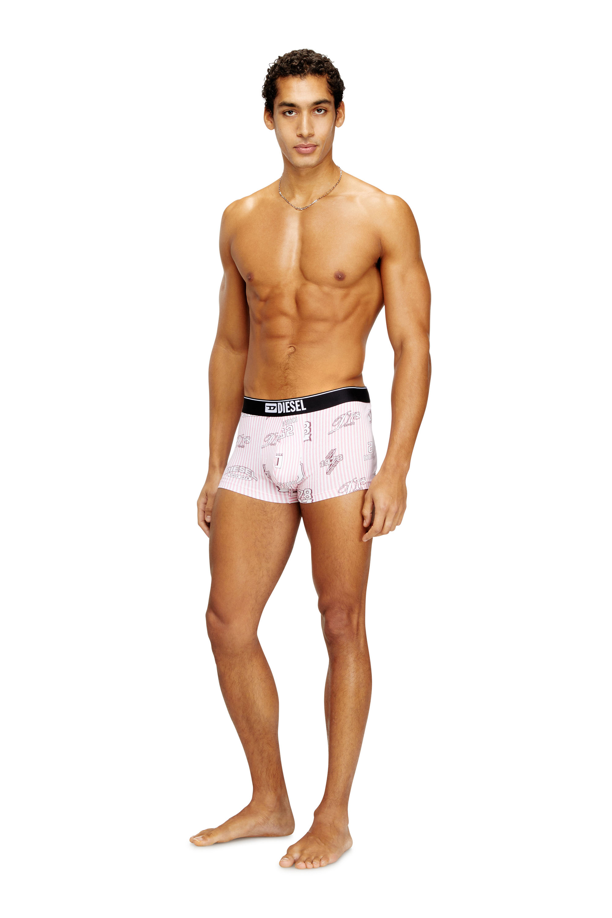 Diesel - DAMIEN-D-BOX-3PACK, Male's ボクサーパンツ 3枚パック in ブラック/ホワイト - 3