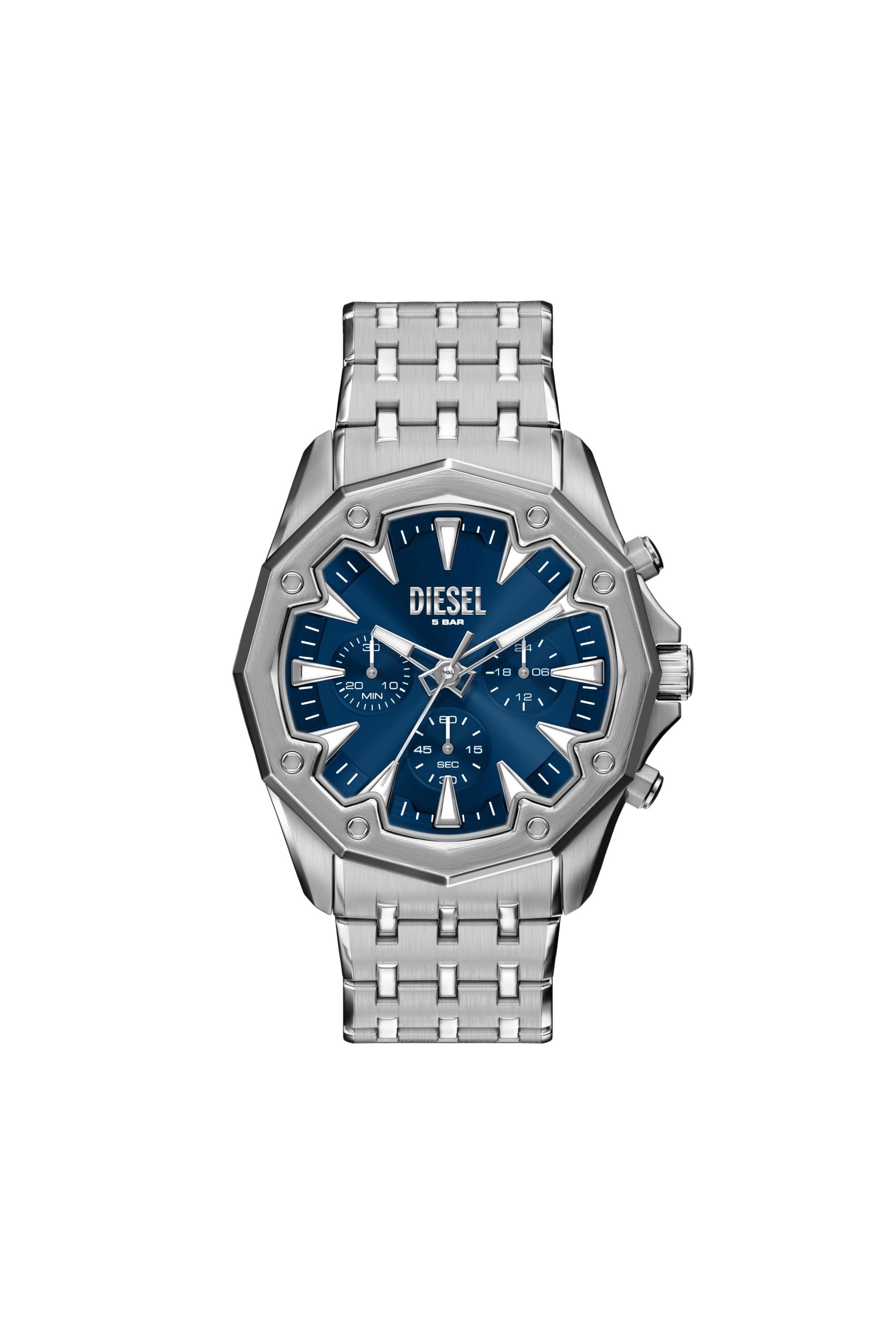 Diesel - DZ4706 WATCH, Male's Stinger Stainless Steel Watch in シルバー - 1