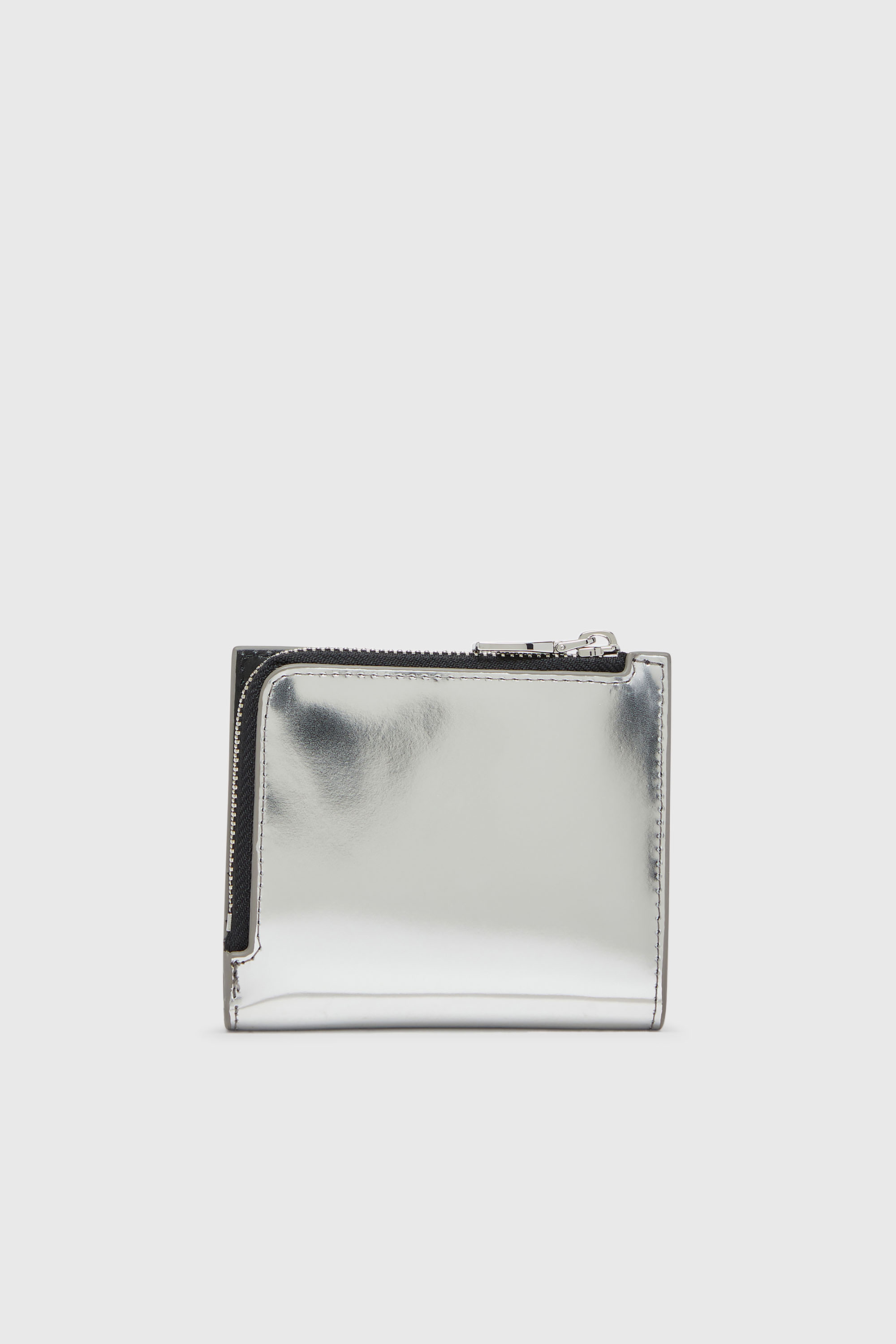 Diesel - 1DR BI FOLD ZIP L, Female's 二つ折りウォレット in シルバー - 2