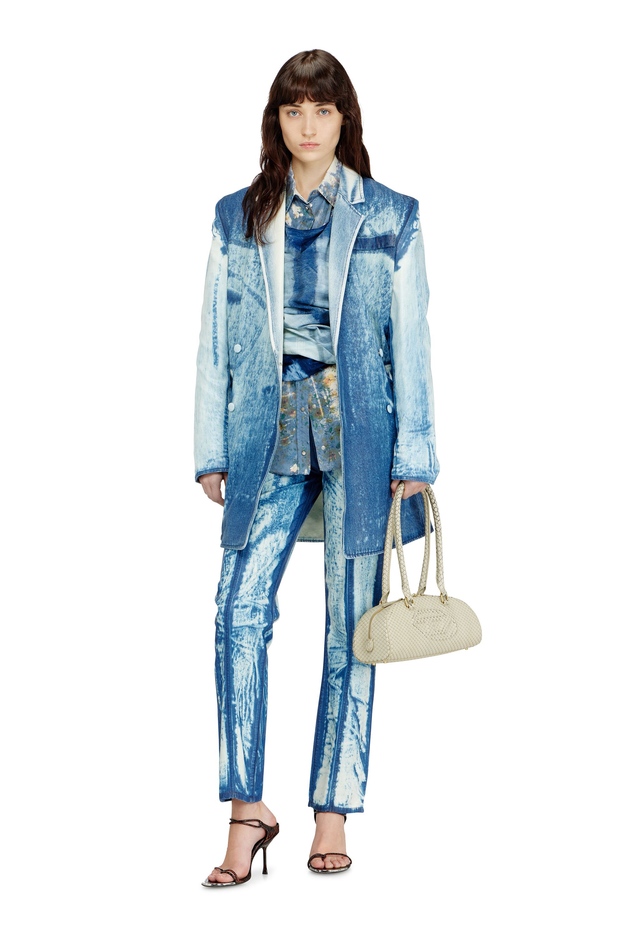 Diesel - Female's Slim Jeans D-LYSAR 068XC, ミディアムブルー - 2