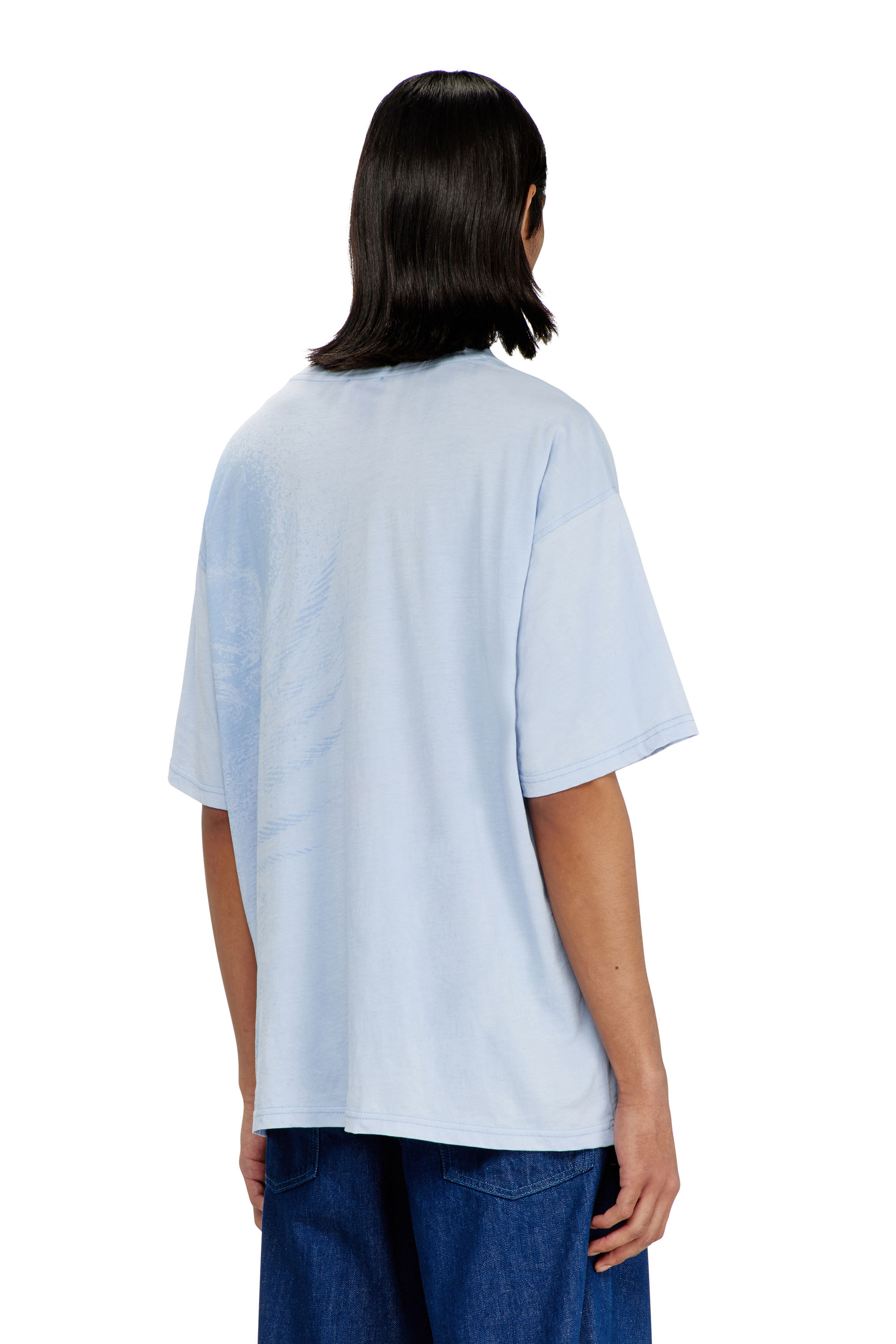 Diesel - T-BOXT-AA3, Male's Tシャツ in ライトブルー - 4