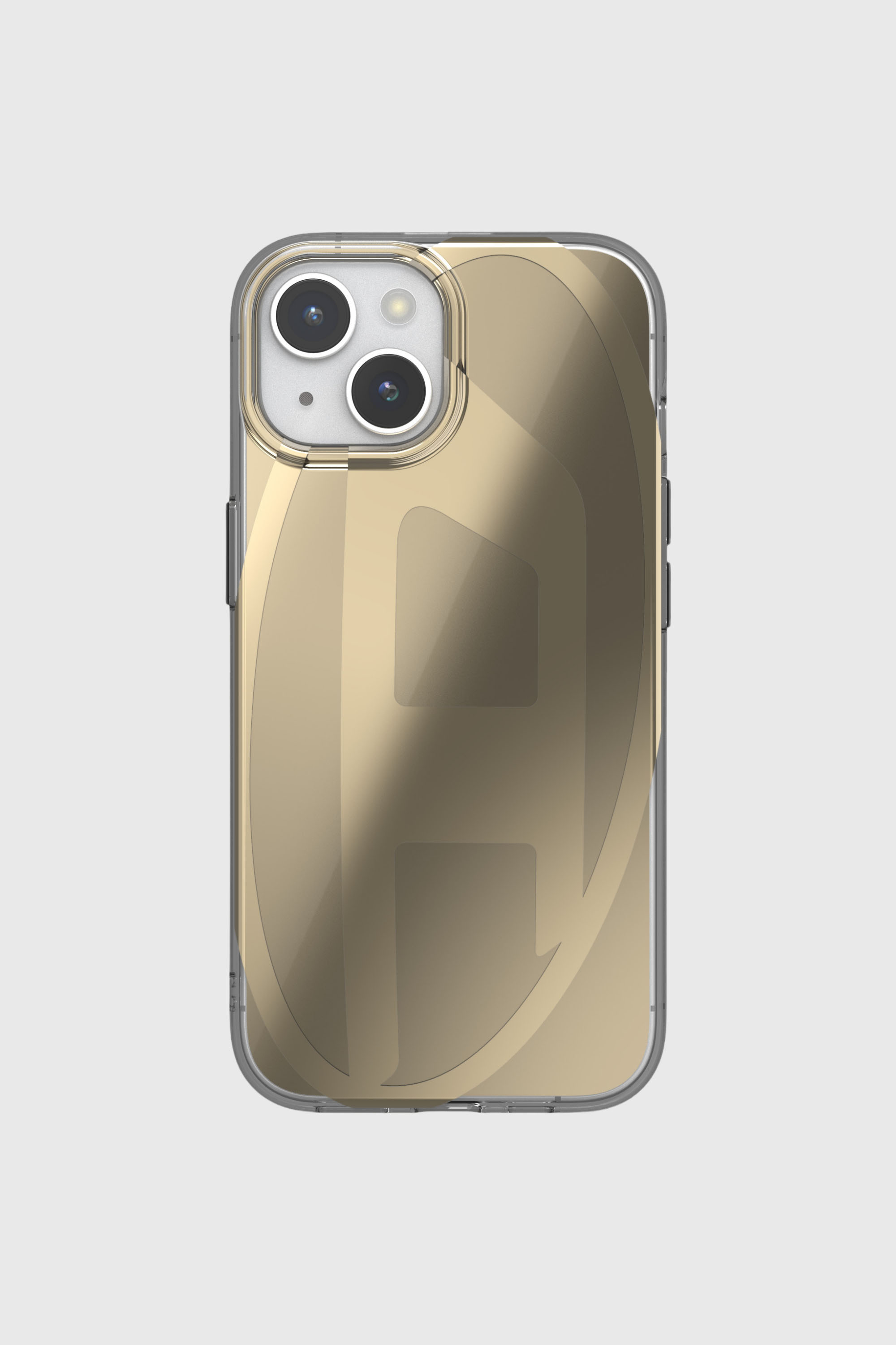Diesel - 54088 MOULDED CASE, Unisex's iPhone 15 クリアケース in ゴールド - 2