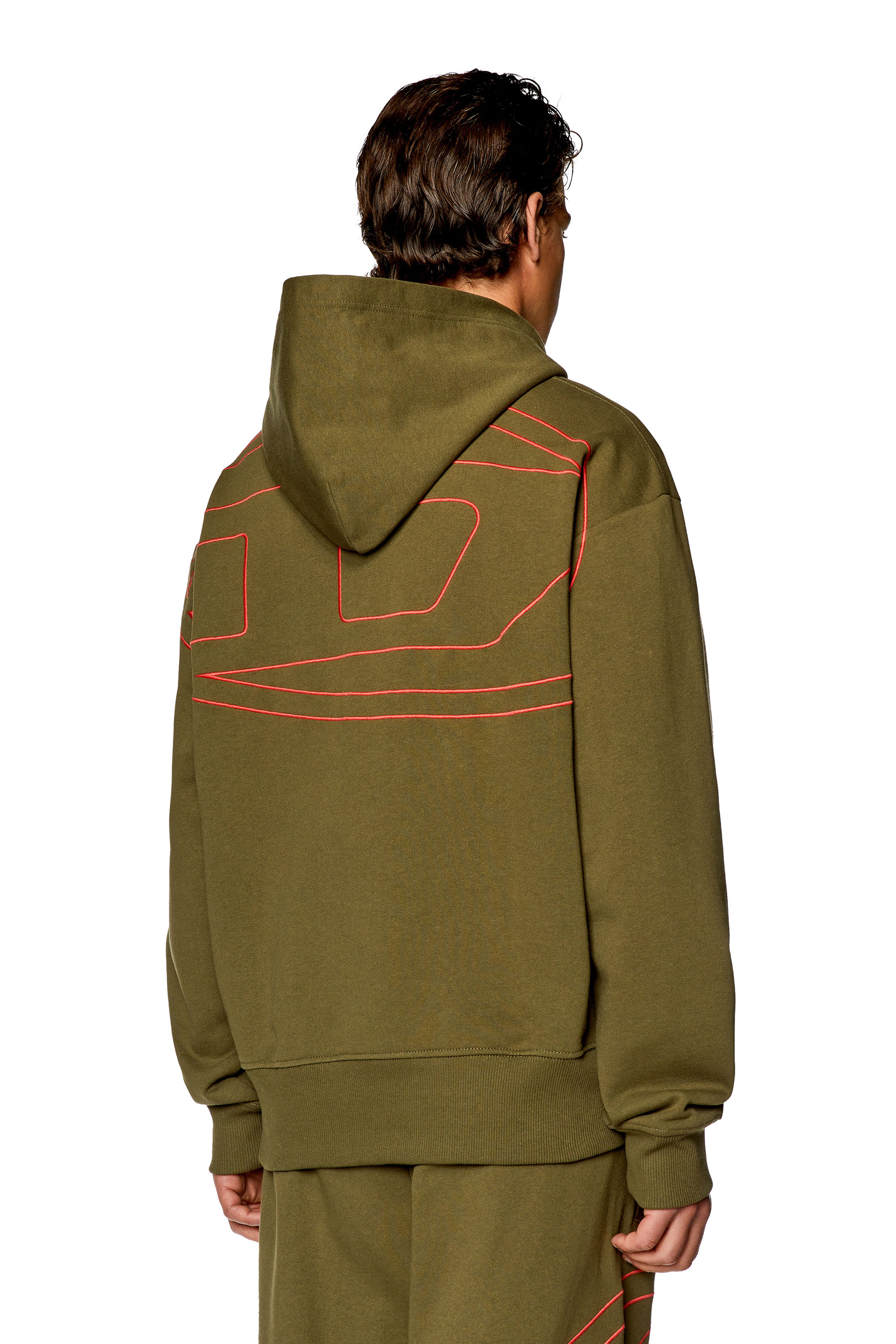 Diesel - S-MACS-HOOD-MEGOVAL-D, オリーブグリーン - Image 5