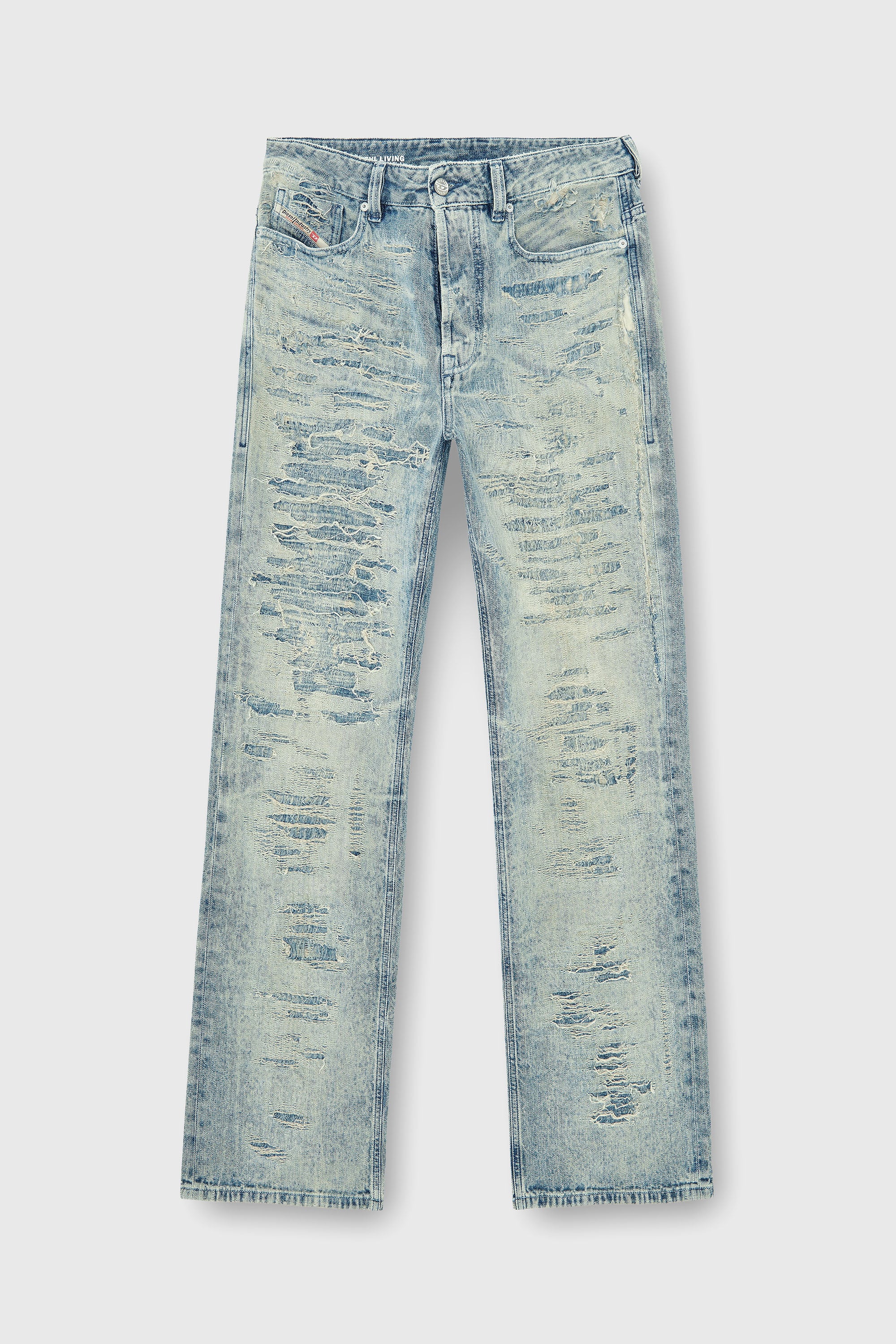 Diesel - Male's Relaxed Jeans 1980 D-Eeper 068YM, ミディアムブルー - 2