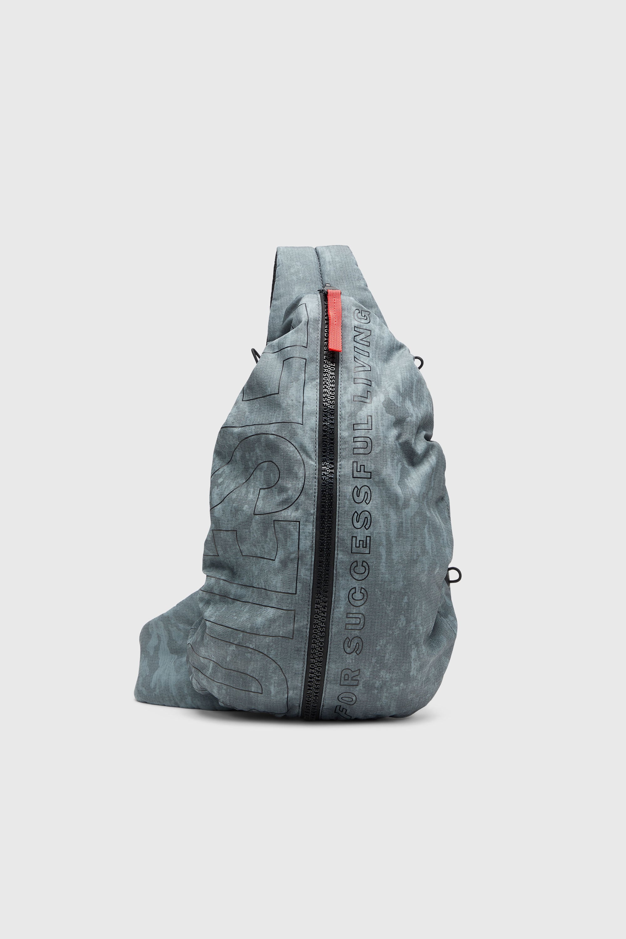 Diesel - ZIP-D SLING BAG X, Unisex's スリングバッグ in グレー - 1