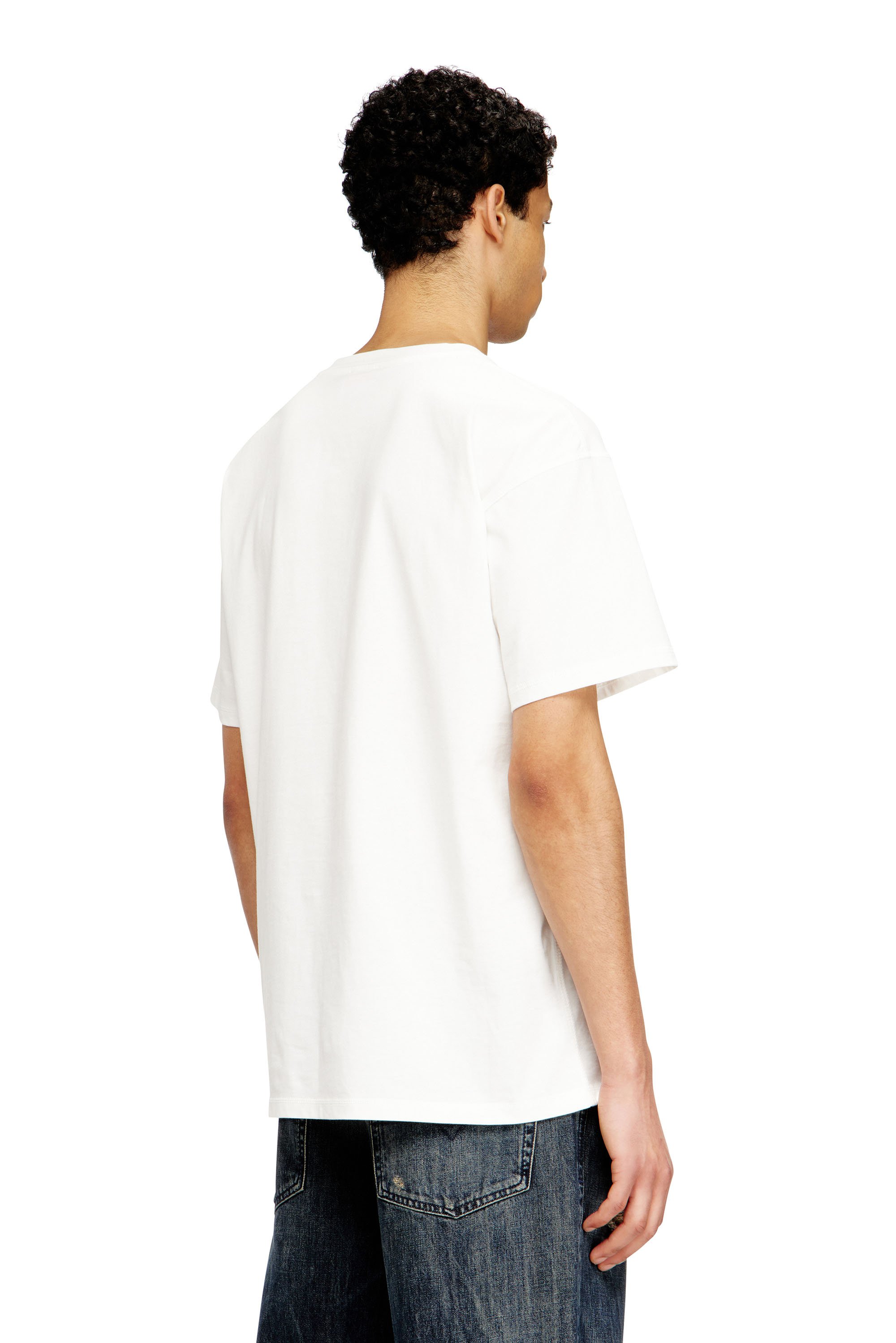 Diesel - SV-T-NORM-CHER, Unisex's Cotton T-shirt with cherry graphic in ホワイト - 2