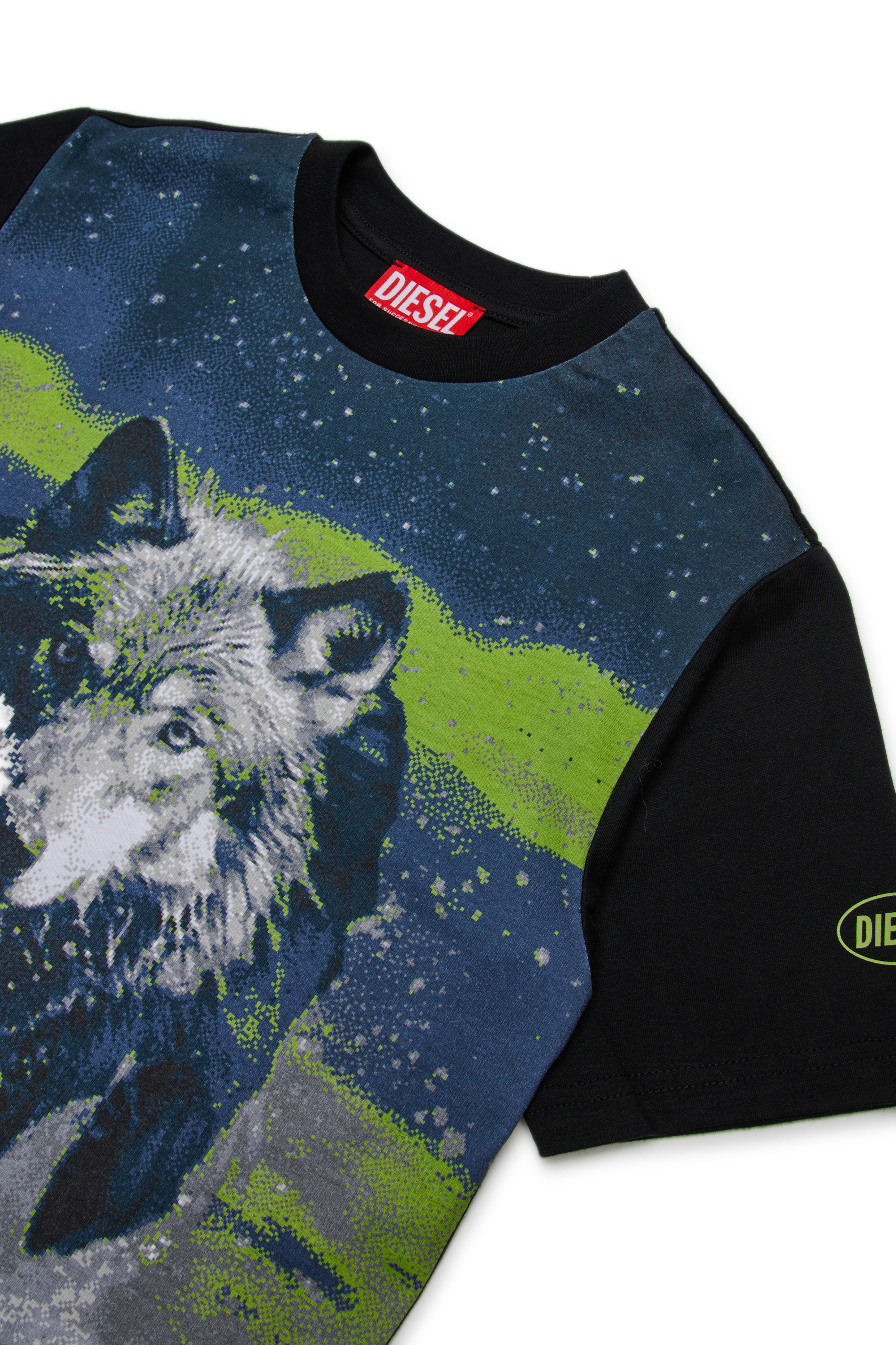 Diesel - TAZIO OVER, Male's Tシャツ in ブラック - 4