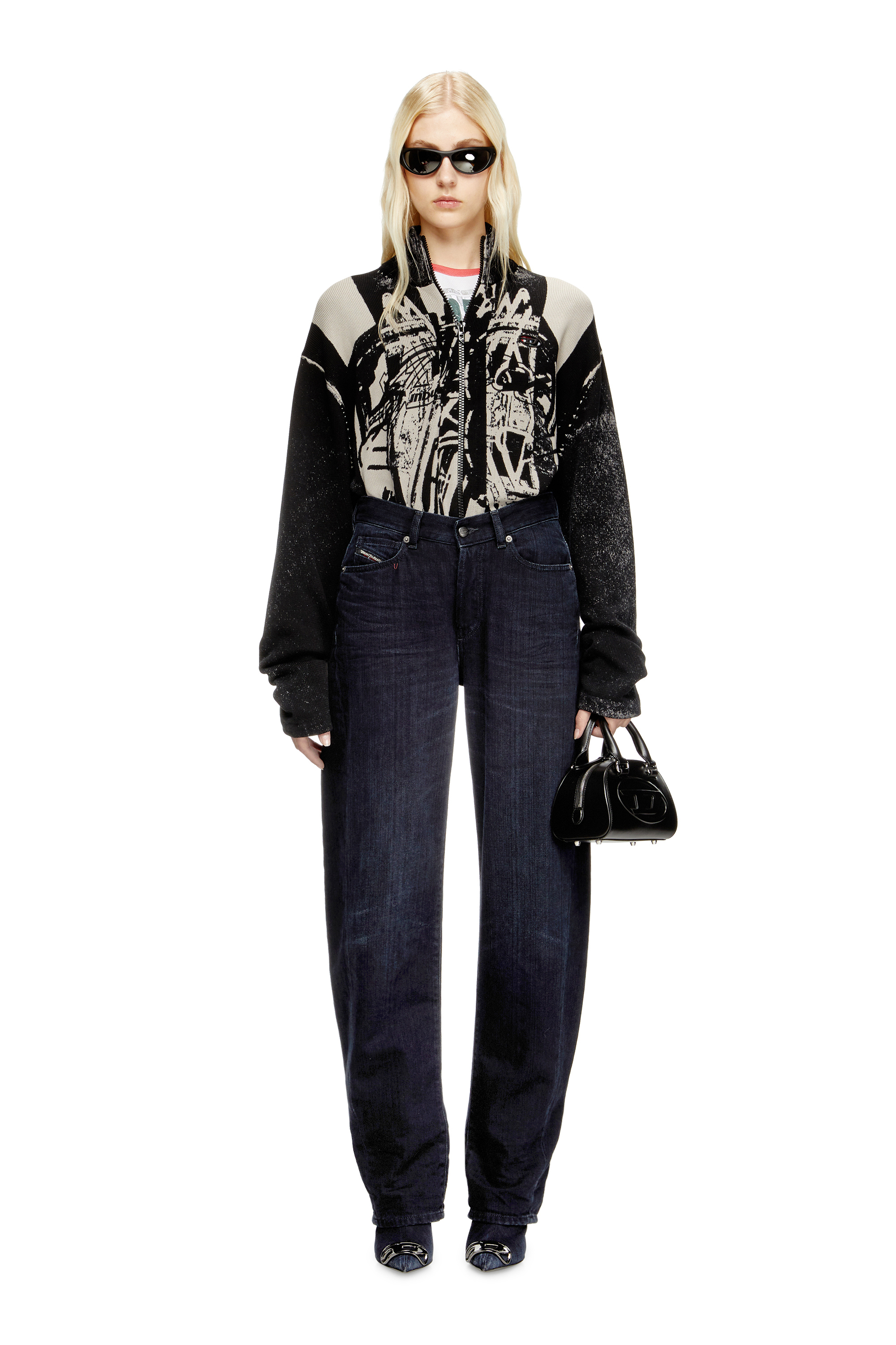 Diesel - Female's Relaxed Jeans 1974 D-Ellz 09L54, null - 1