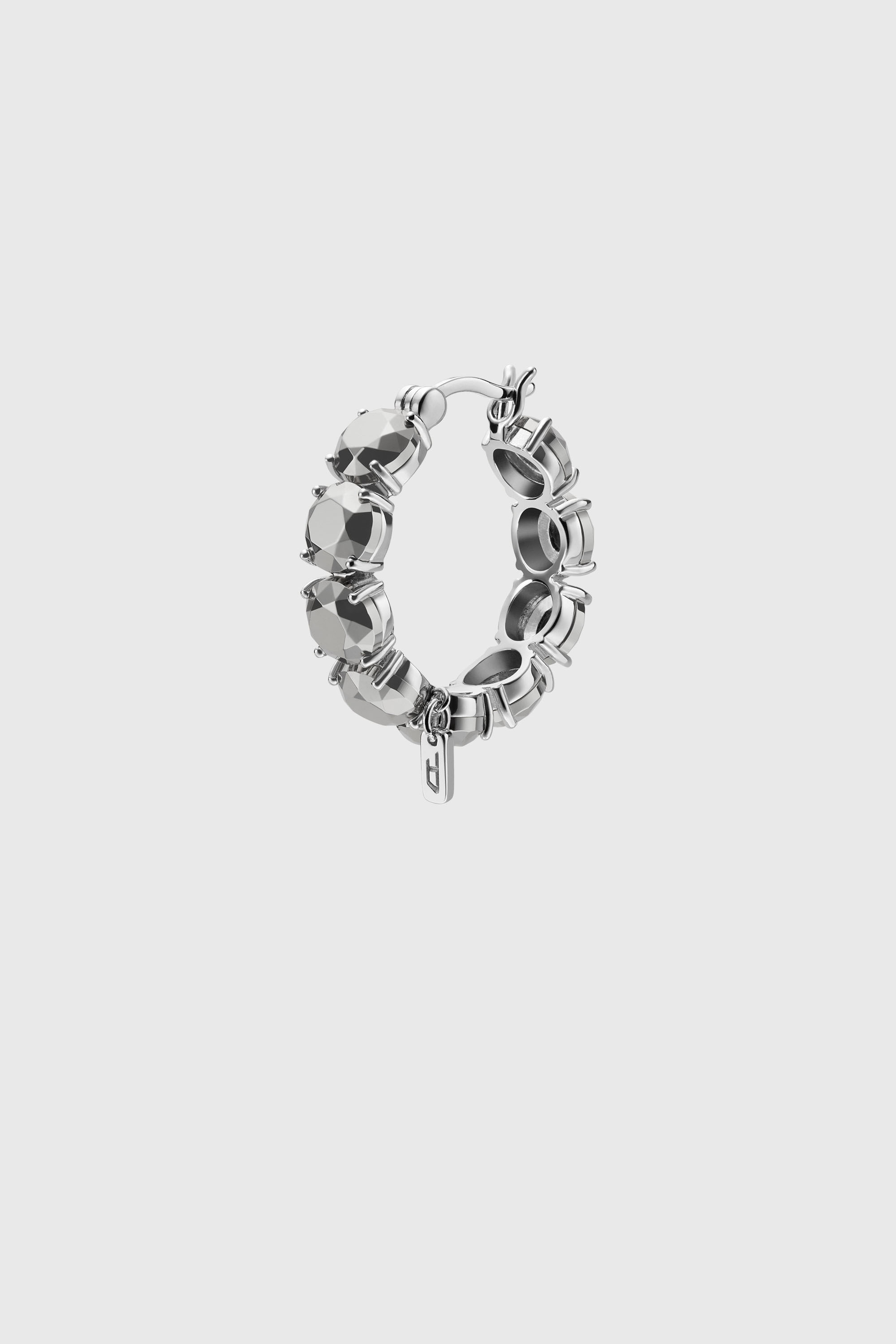 Diesel - DL1357040 STERLING SILVER JEWEL, Unisex's ピアス（片耳用） in シルバー - 1