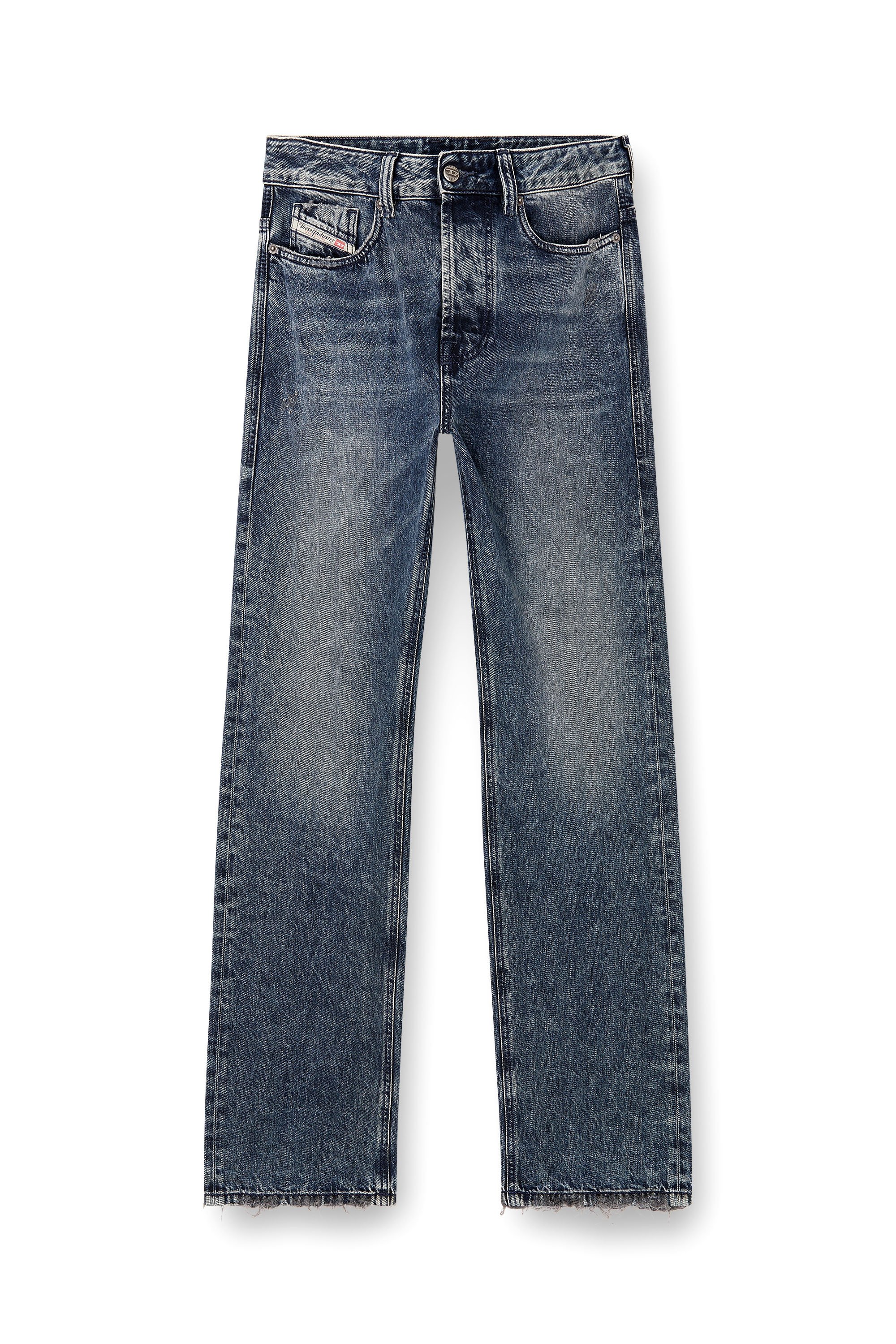 Diesel - Male's Relaxed Jeans 1980 D-Eeper 09N68, ダークブルー - 3
