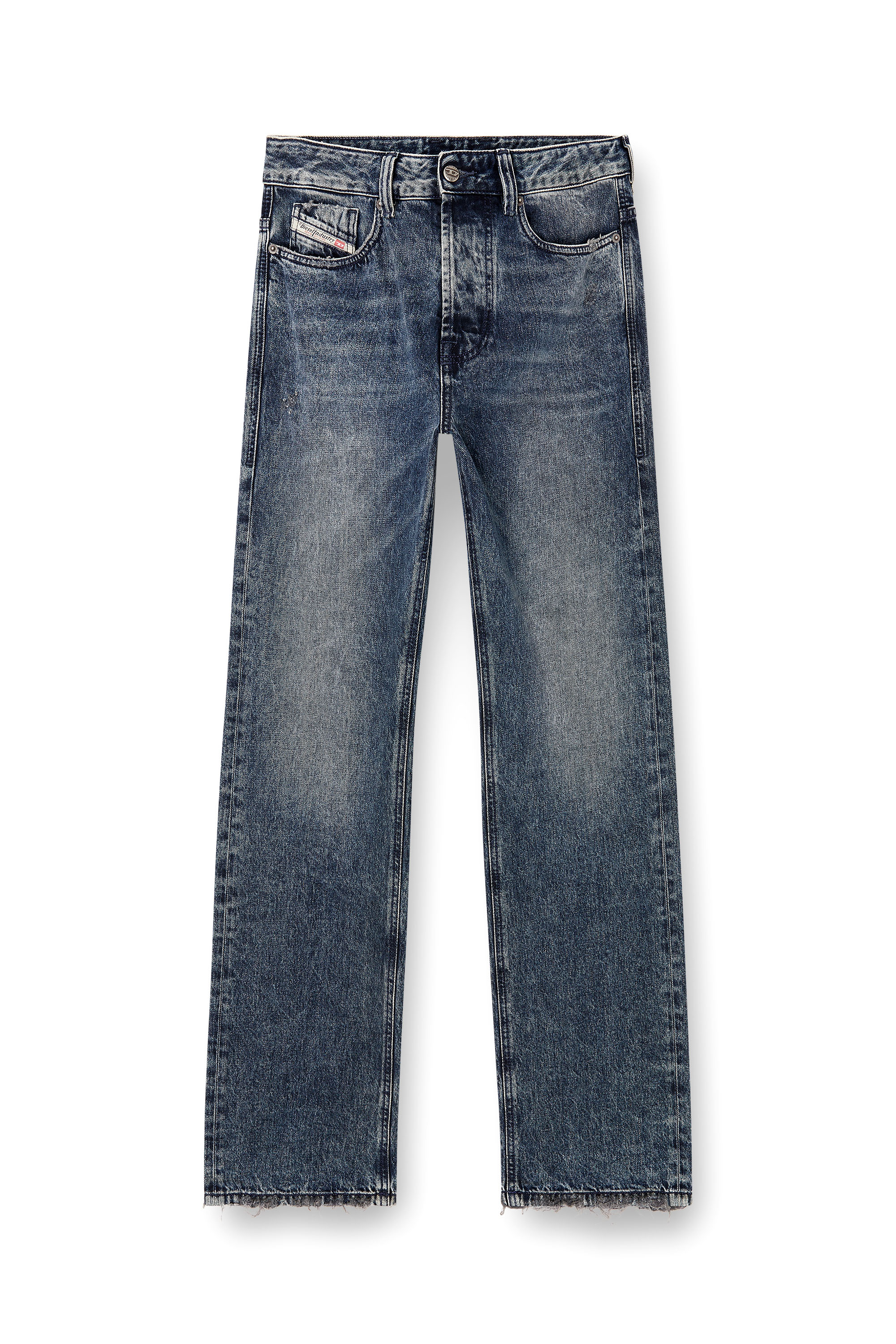 Diesel - Male's Relaxed Jeans 1980 D-Eeper 09N68, ダークブルー - 2