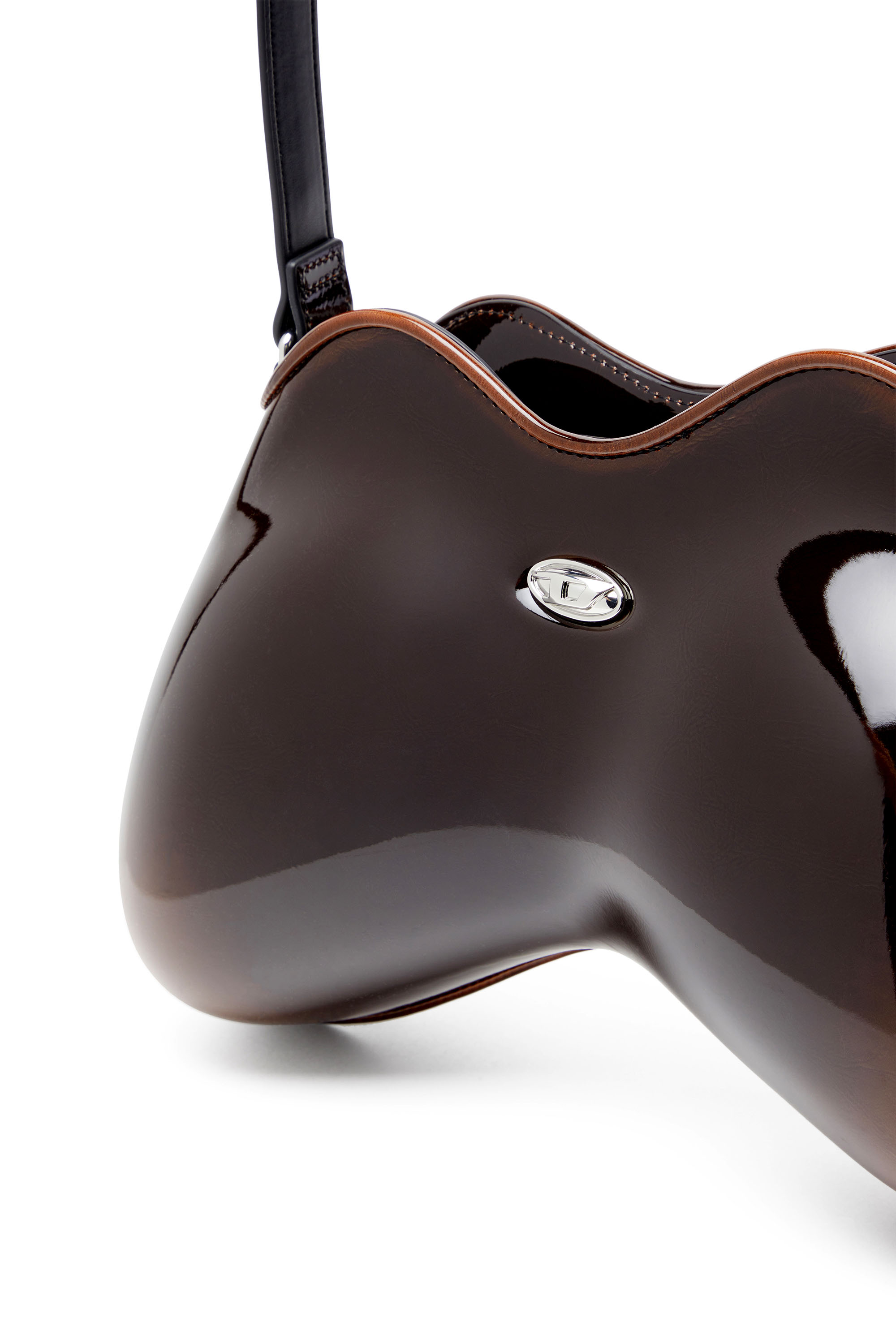 Diesel - DOUBLE-D SHOULDER, Female's ショルダーバッグ in ブラウン - 6