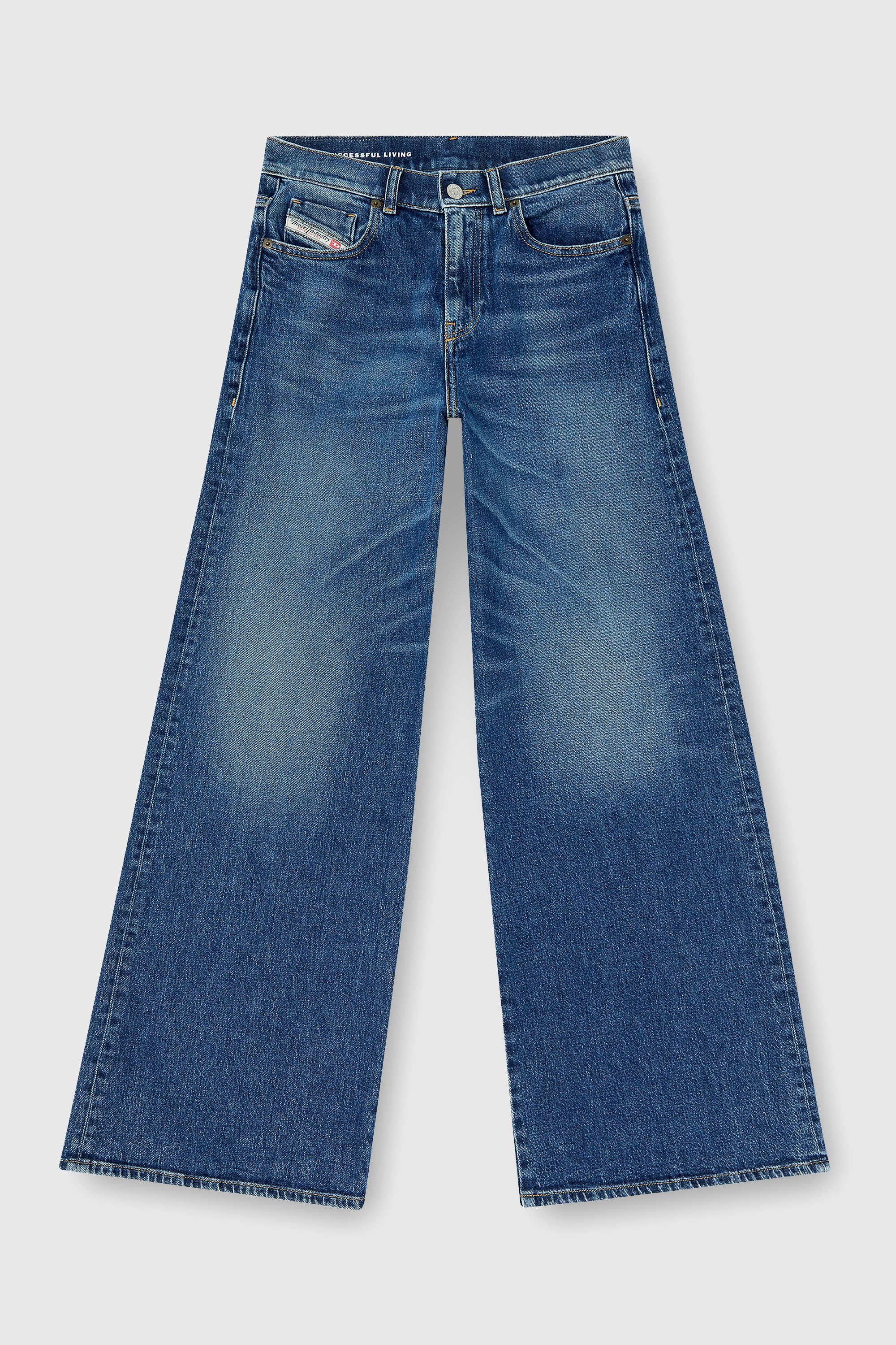Diesel - Female's Flare Jeans 1978 D-Akemi 09L21, ミディアムブルー - 6