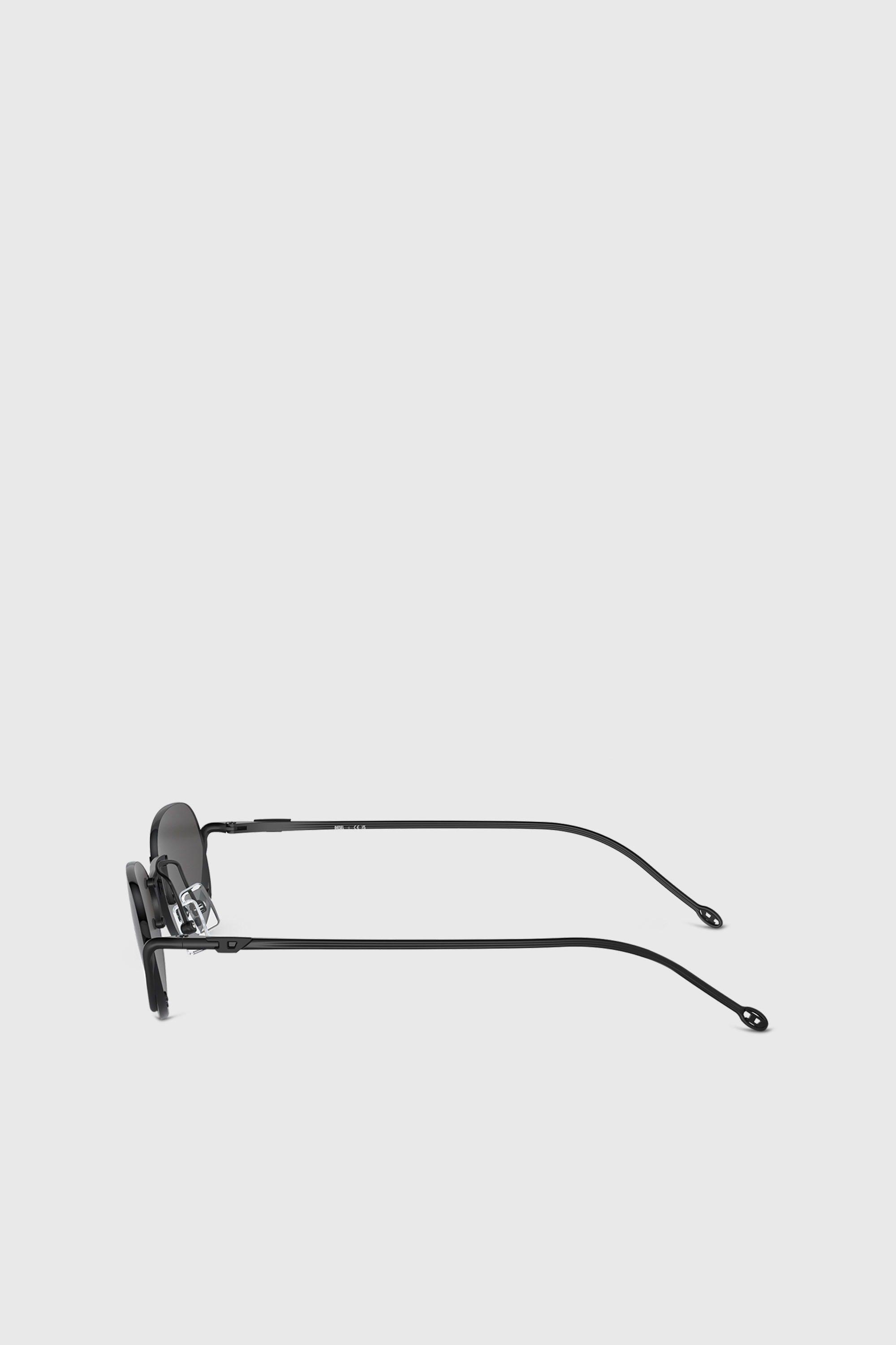 Diesel - 0DL1004, Unisex's Oval sunglasses in ブラック - 2