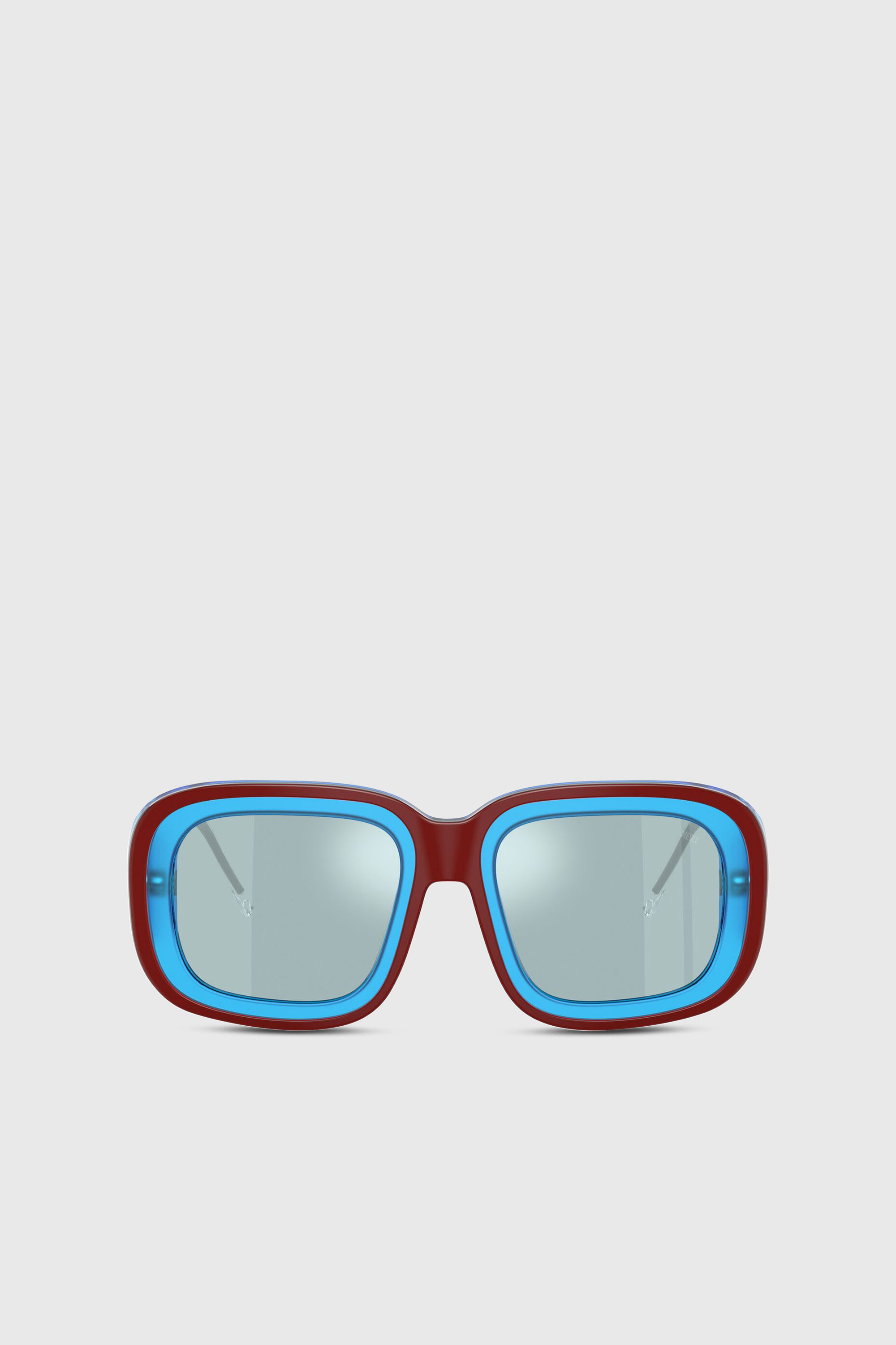 Diesel - 0DL2015U, Unisex's Square sunglasses in ブラウン/ブルー - 1