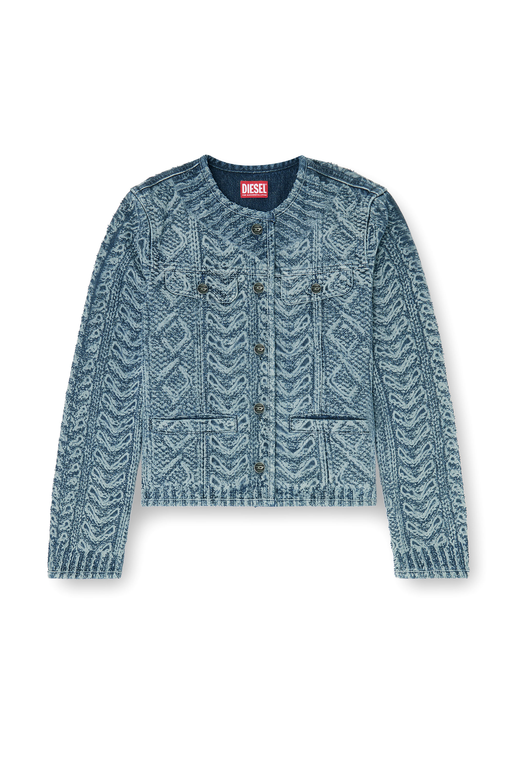 Diesel - DE-GRAFY-S2, Female's デニムジャケット in ダークブルー - 2