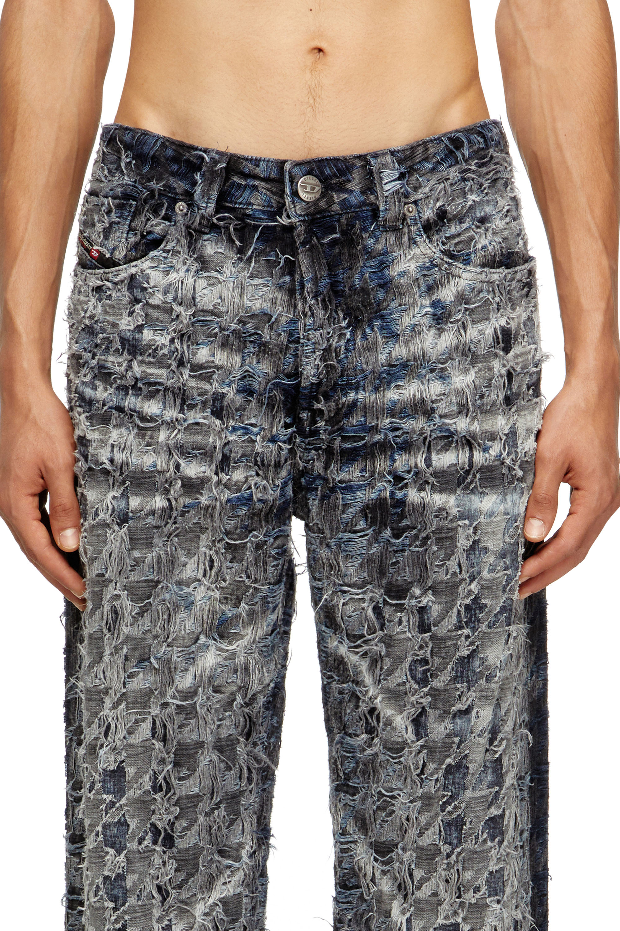 Diesel - Male's Relaxed Jeans 1980 D-Eeper 0CEBL, ダークブルー - 6