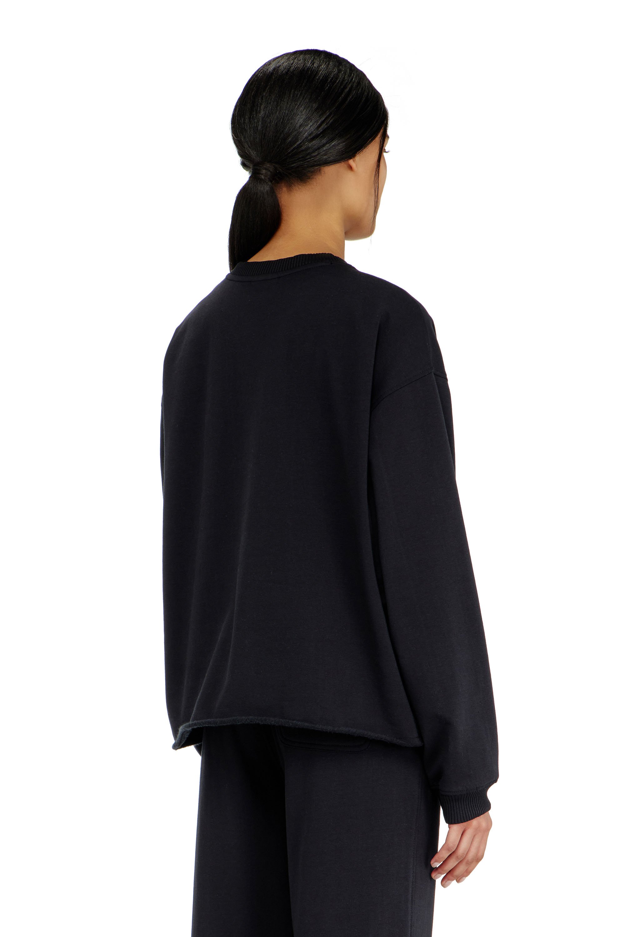 Diesel - PATRICIA-D-CORE, Female's プルオーバースウェット in ブラック - 4