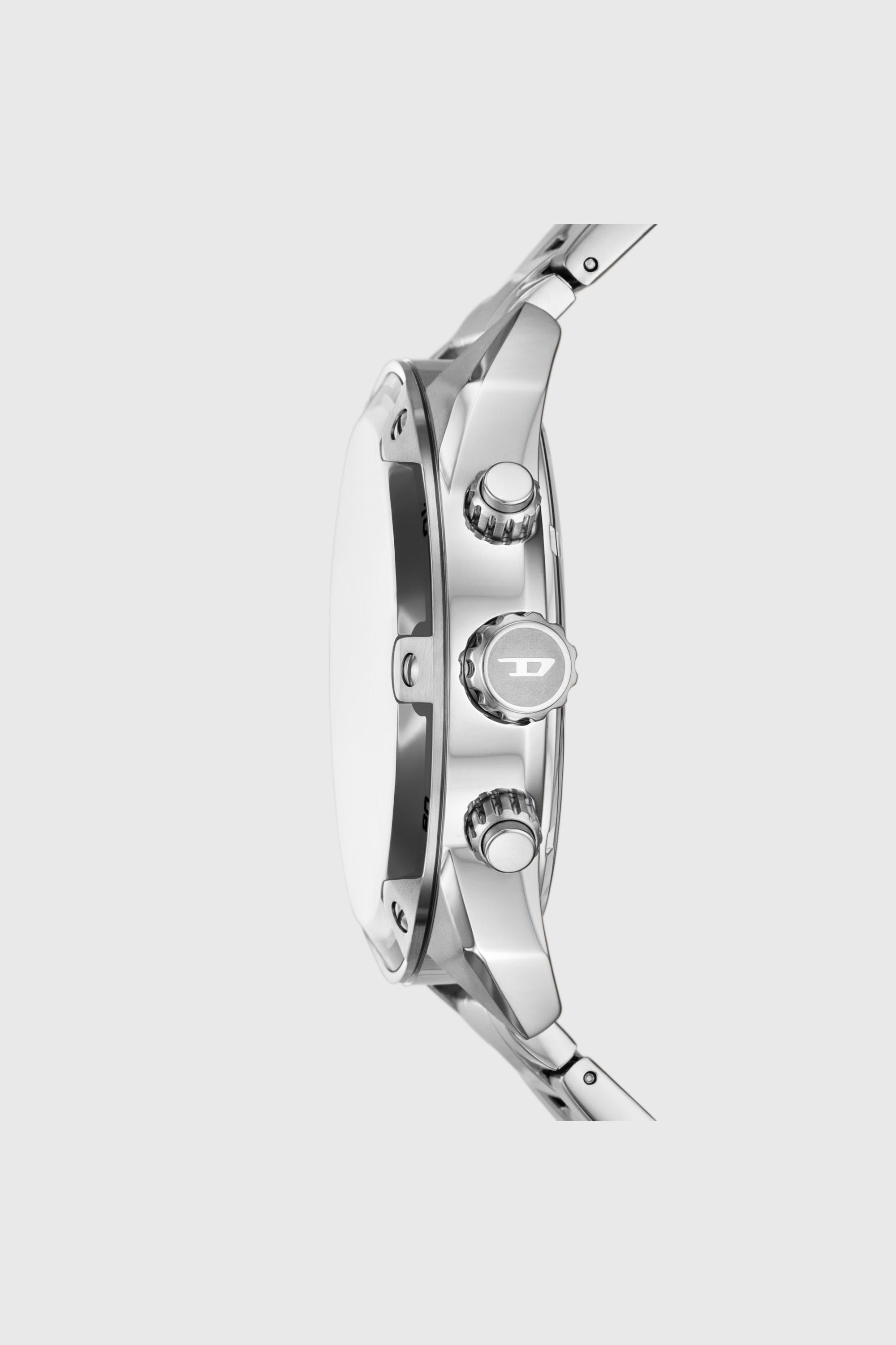 DZ4677 Spiked stainless steel watch｜シルバー｜メンズ｜DIESEL