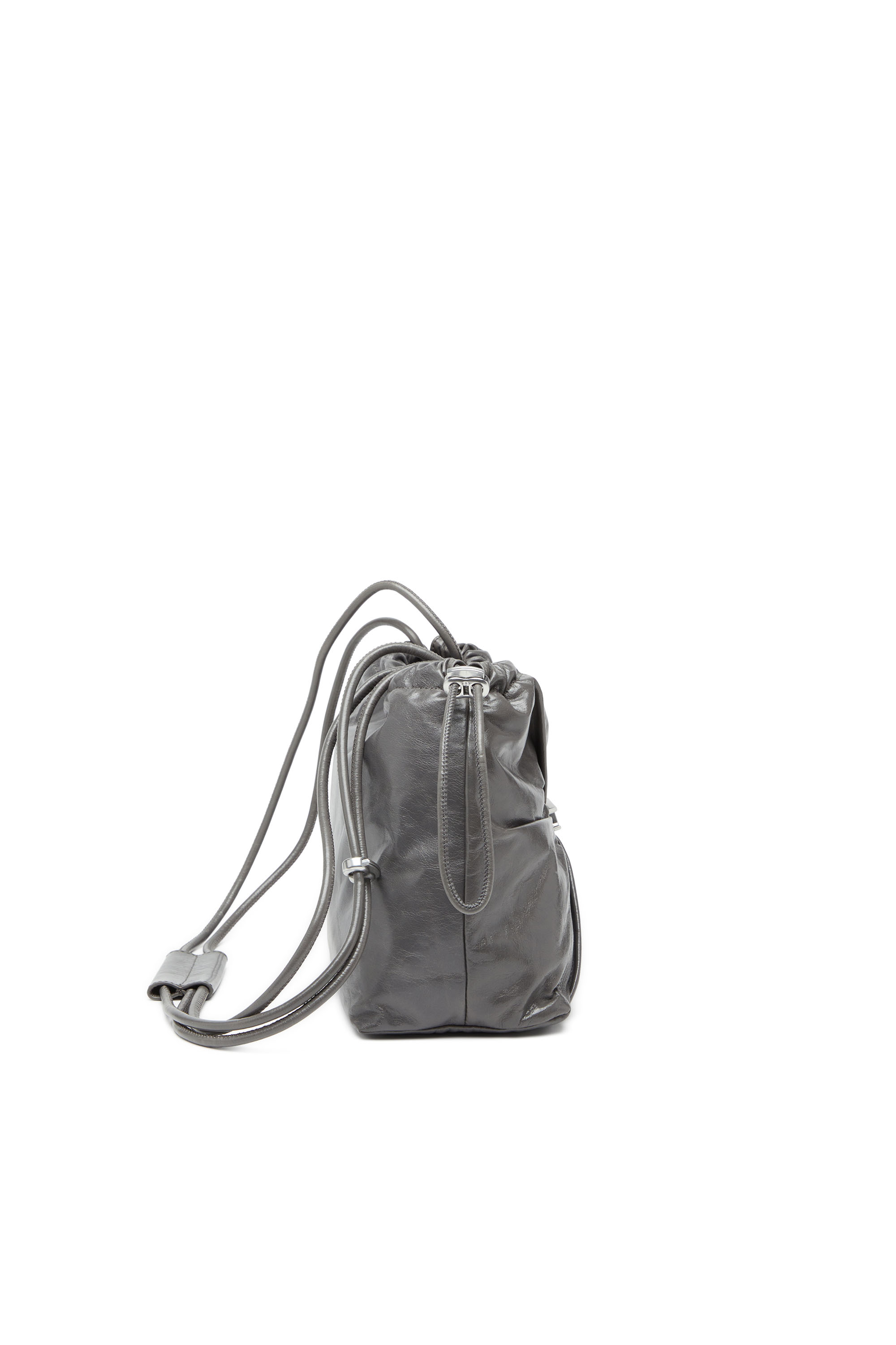 Diesel - SCRUNCH-D BUCKET, Female's バケットバッグ in グレー - 4