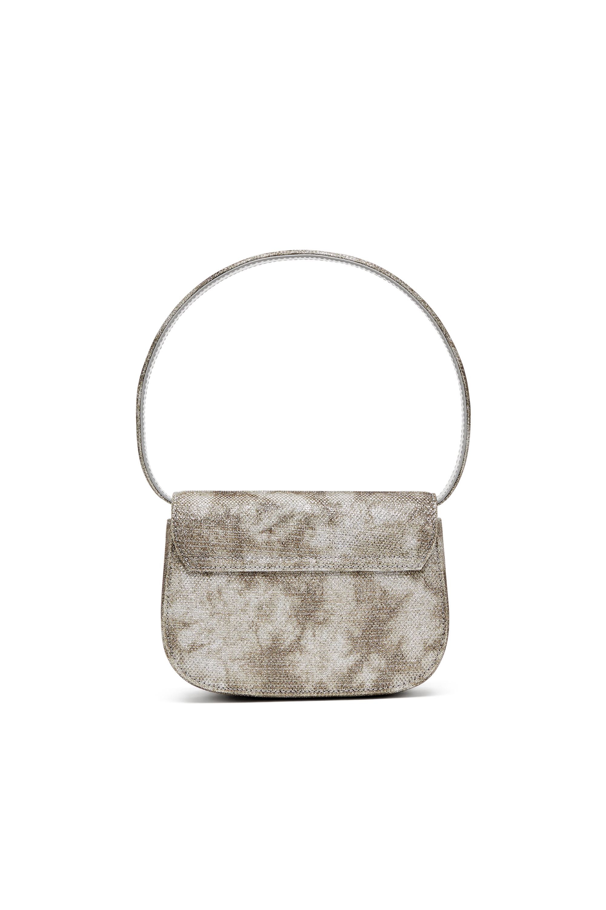 Diesel - 1DR, Female's 1DR-Iconic shoulder bag in shimmer fabric in ミリタリーグリーン - 2