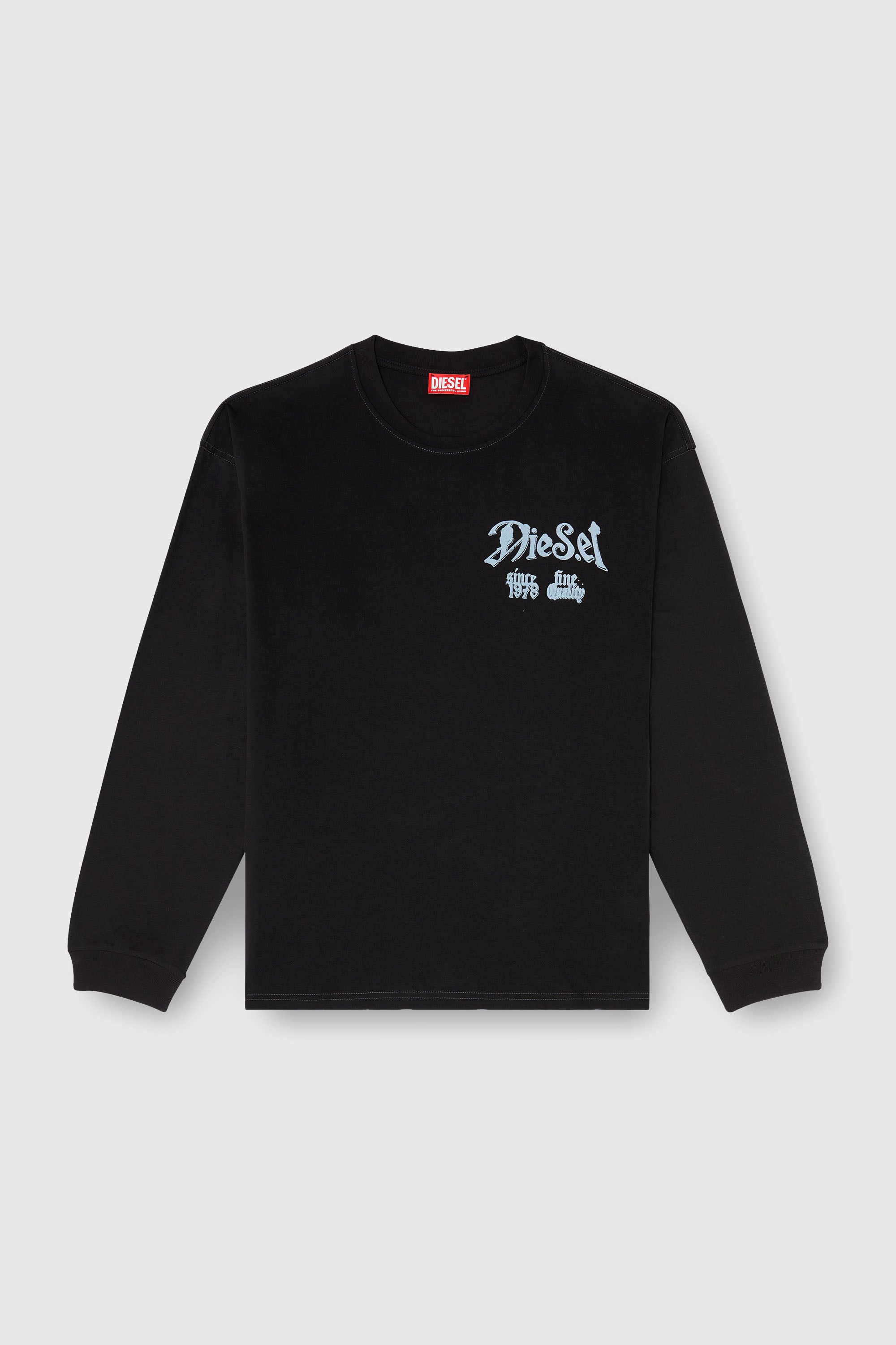 Diesel - T-BOXT-LS-AA6, Male's 長袖Tシャツ in ブラック - 2
